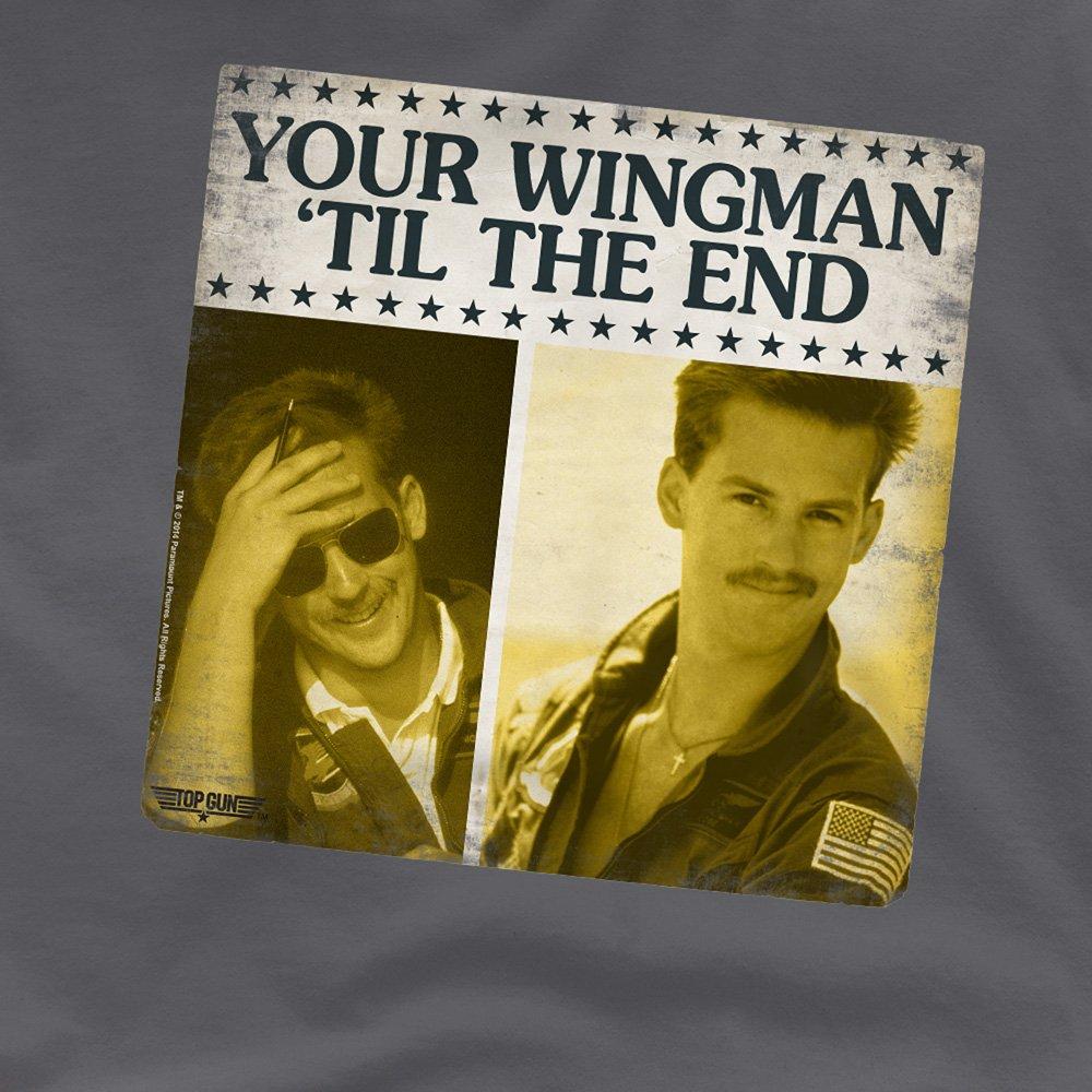 Grey - Top Gun - Top Gun Til The End T Shirt Charcoal - 2