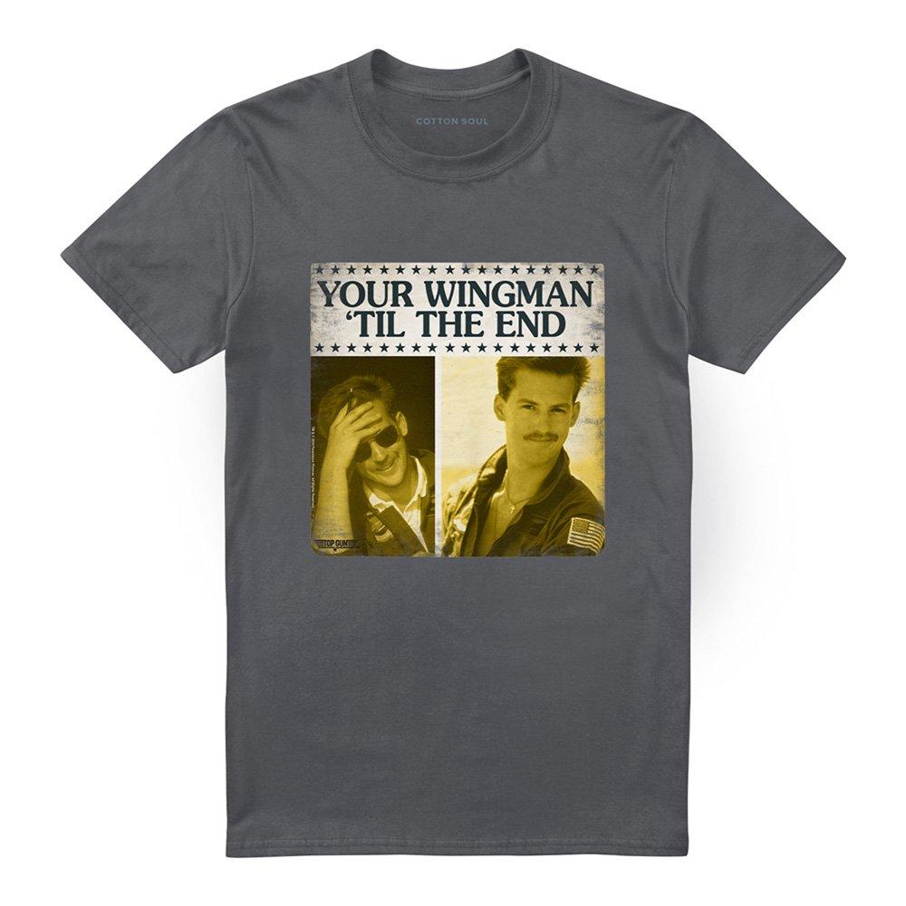 Grey - Top Gun - Top Gun Til The End T Shirt Charcoal - 4