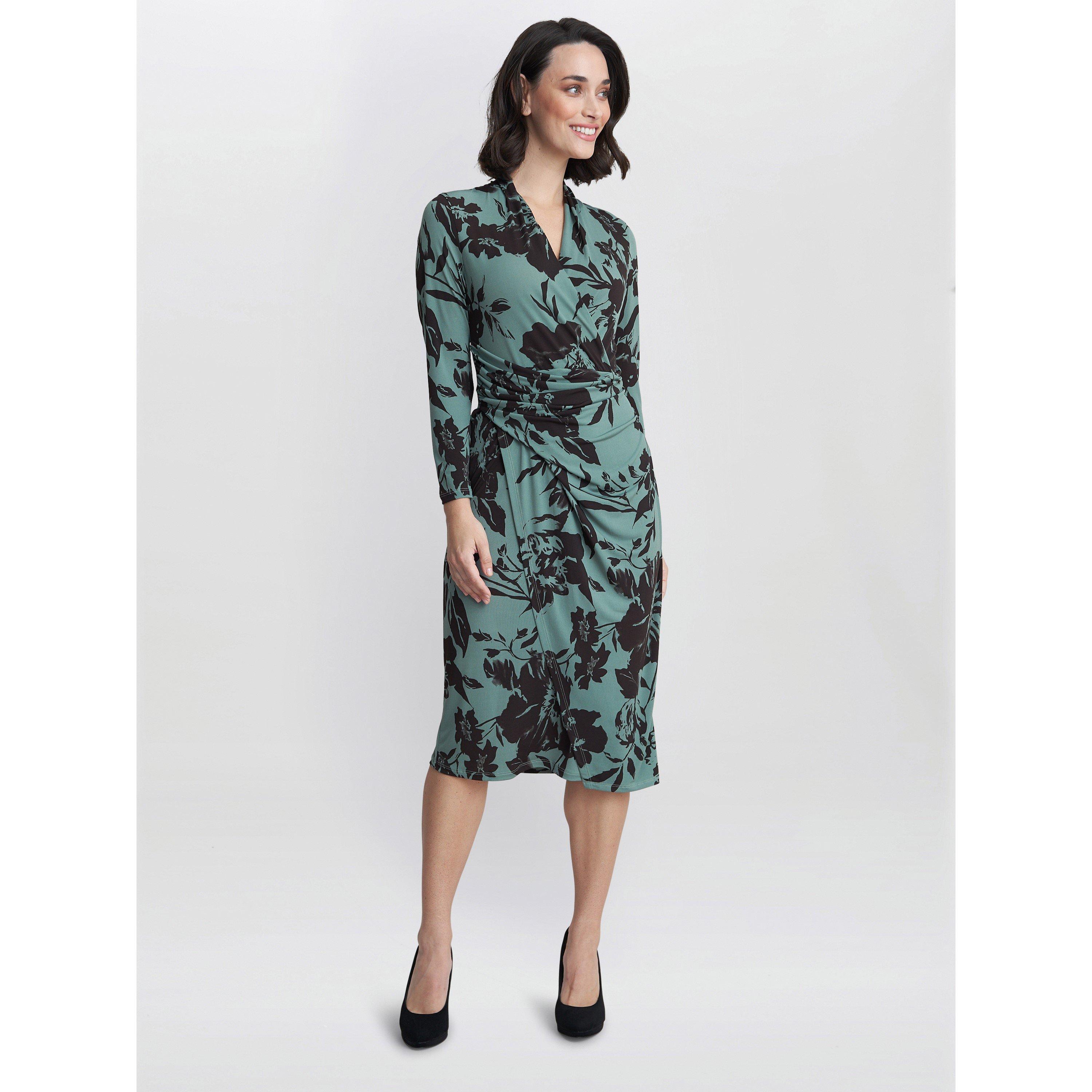 Sage - Gina Bacconi - Ivy Jersey Wrap Dress - 3