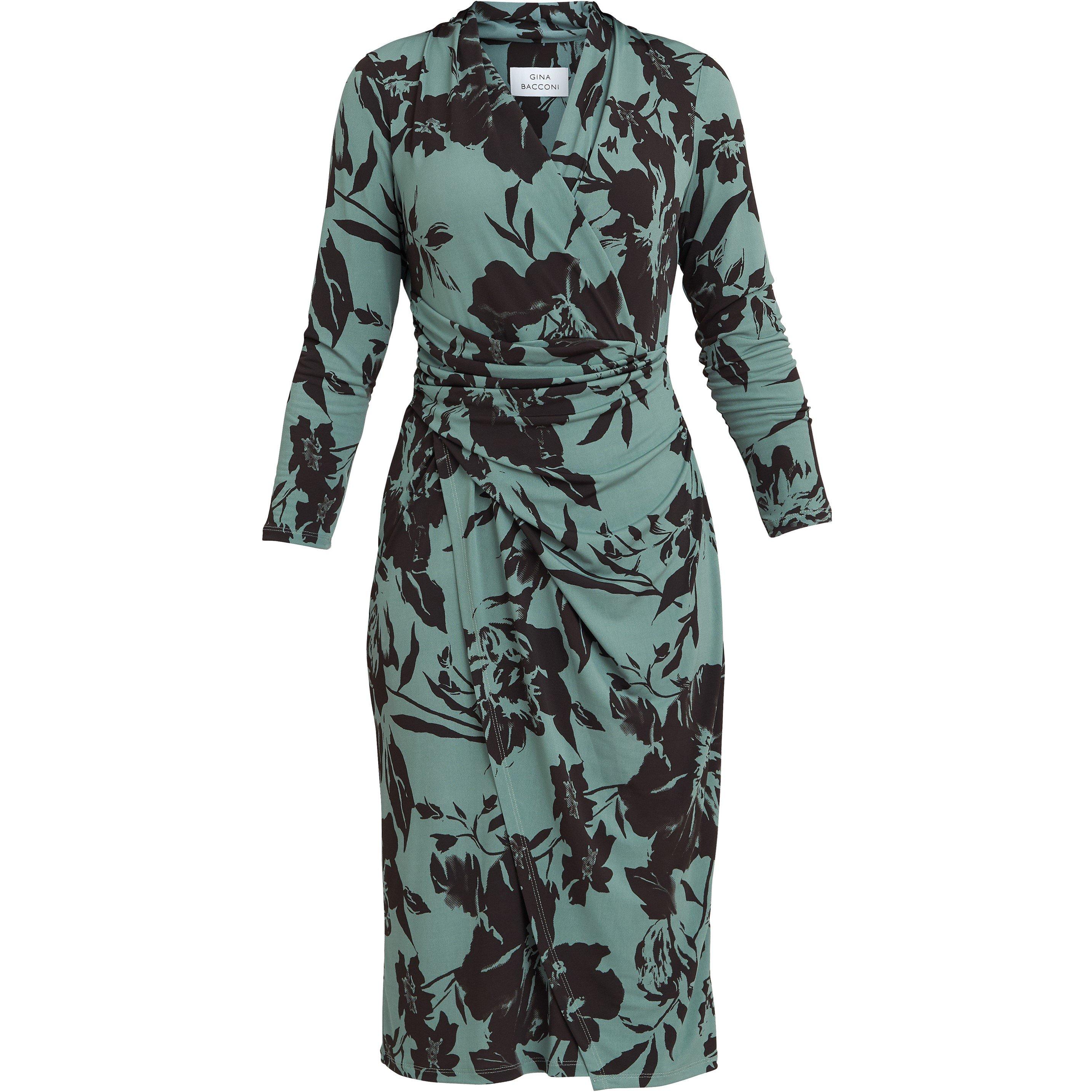 Sage - Gina Bacconi - Ivy Jersey Wrap Dress - 4