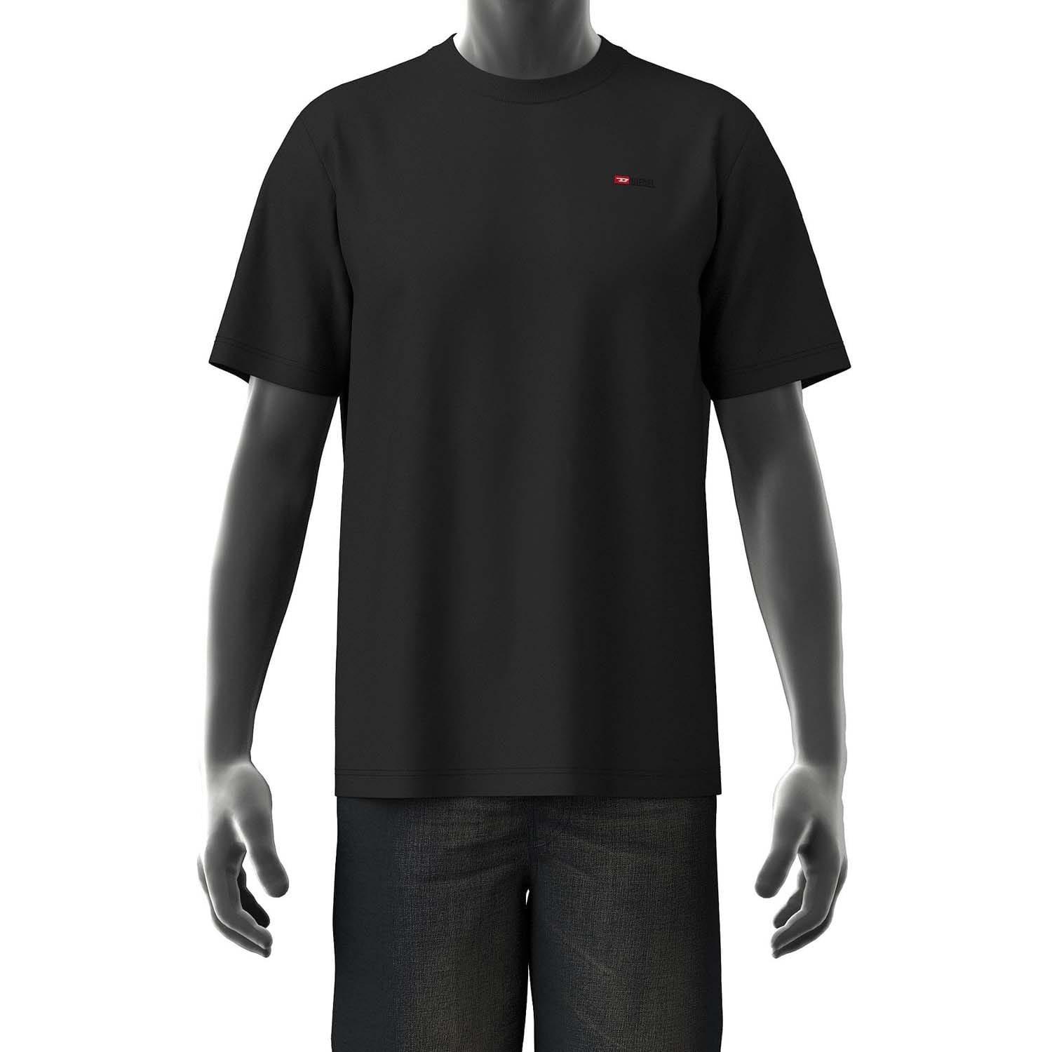 Black - Diesel - T-Just-Microdiv T-Shirt - 1