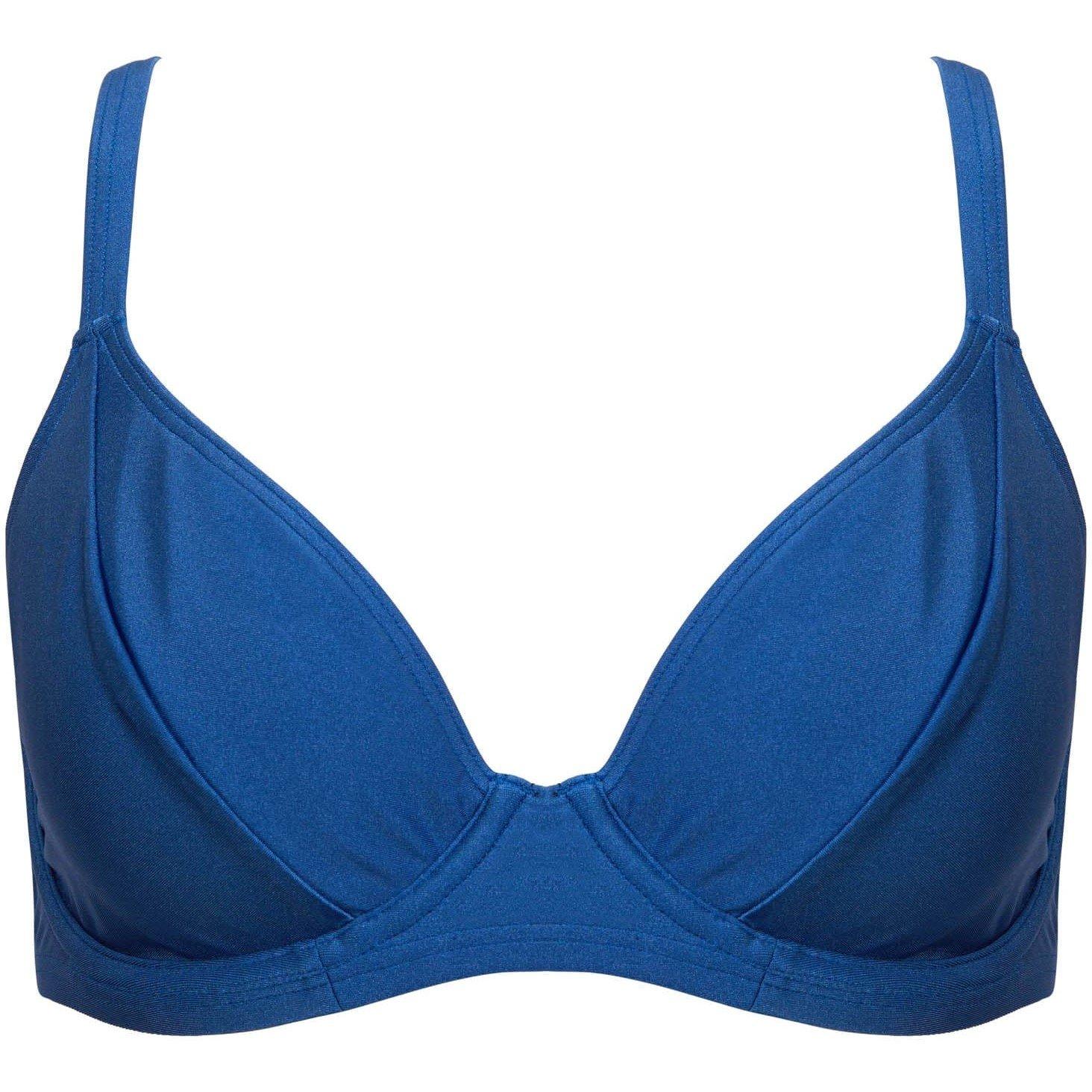 Blue - Playful Promises - Pb Fb Cornflower Blue Underwired Plunge Bikini Top - 8