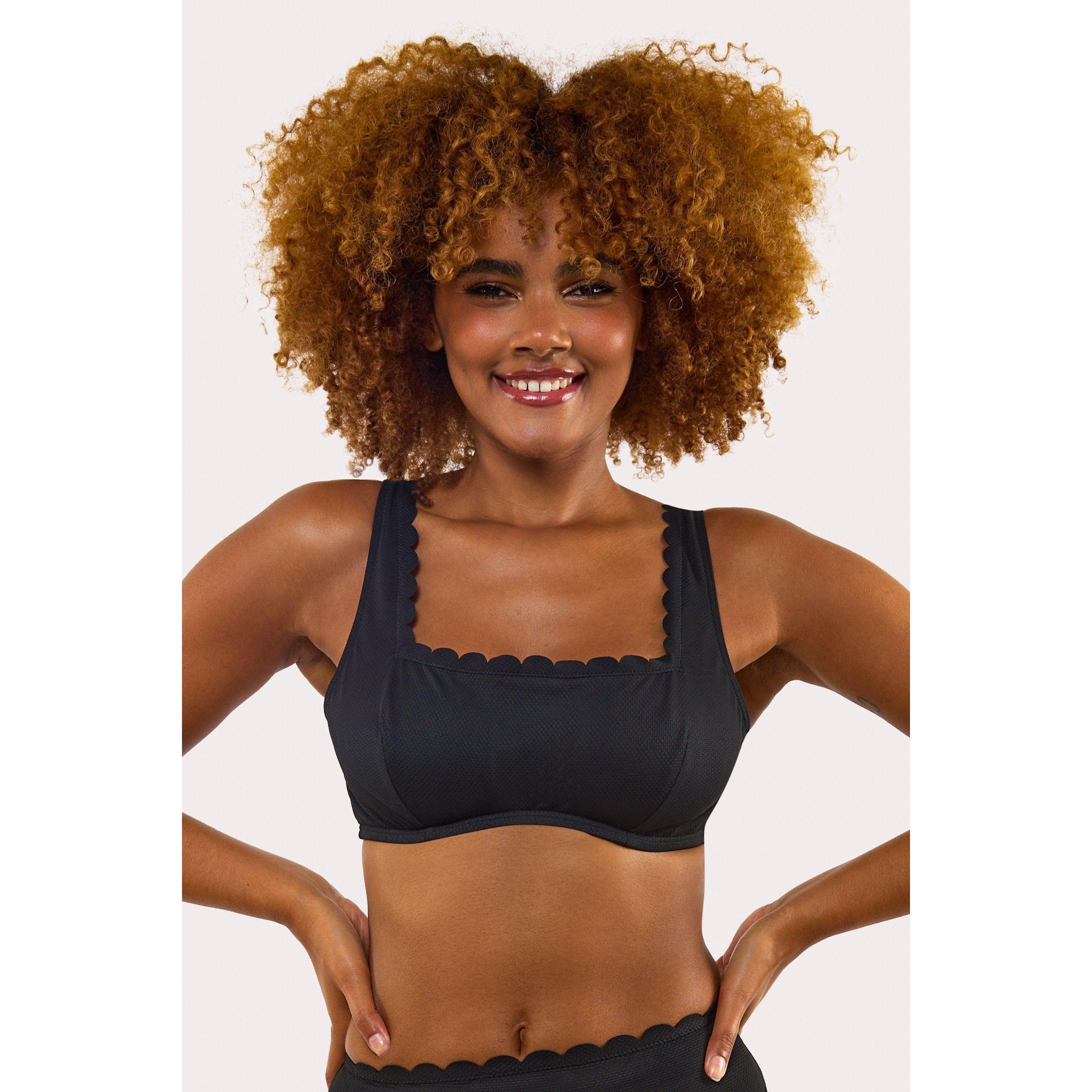 Multi - Peek and Beau - Fb Excl  Scallop Crop Bikini Top - 1