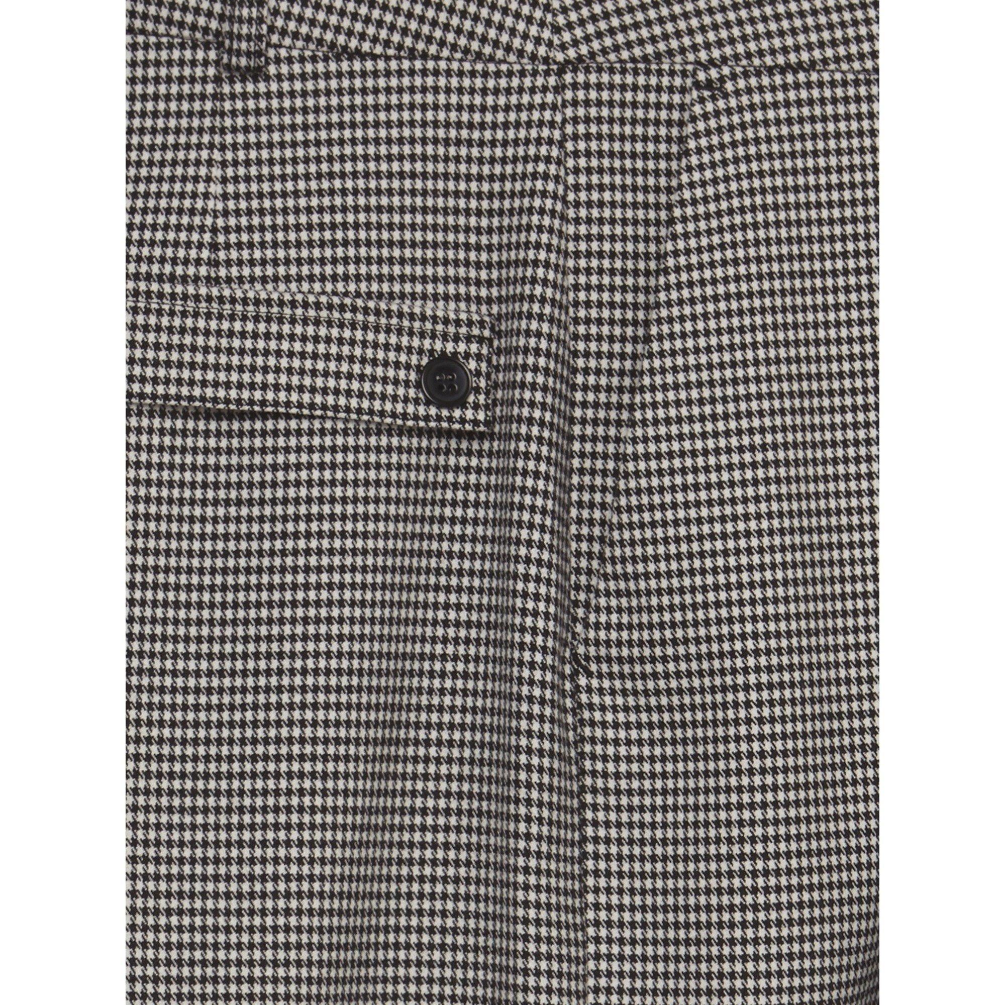 Black/White - Phase Eight - Karrie Dogtooth Wide Leg Trouser - 5