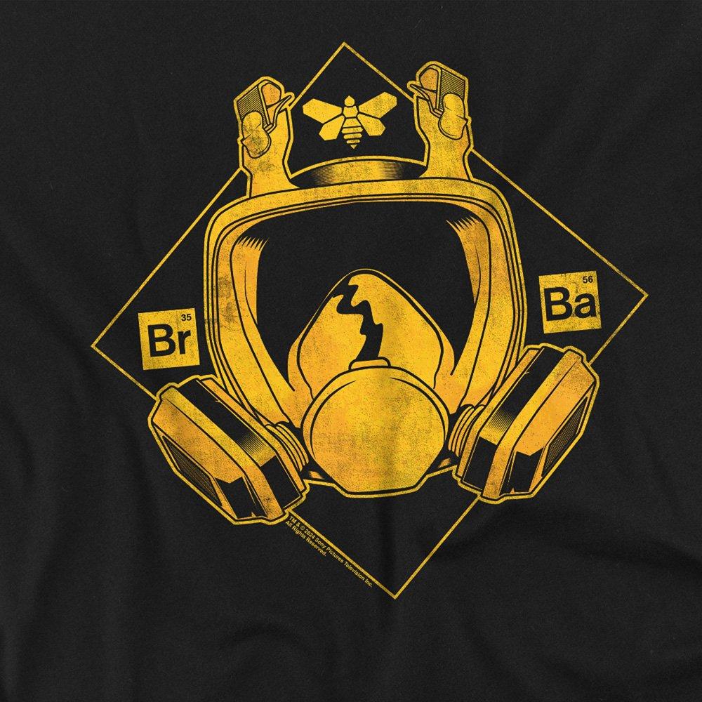 Black - Breaking Bad - Breaking Bad Mask Logo Long Sleeve T-Shirt Black - 2
