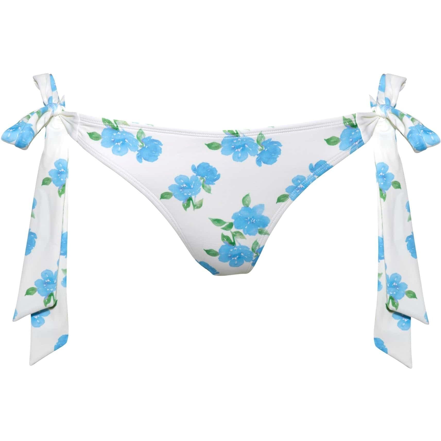Abstract - Peek and Beau - Mix & Match Abstract Floral Tie Side Bikini Bottom - 4
