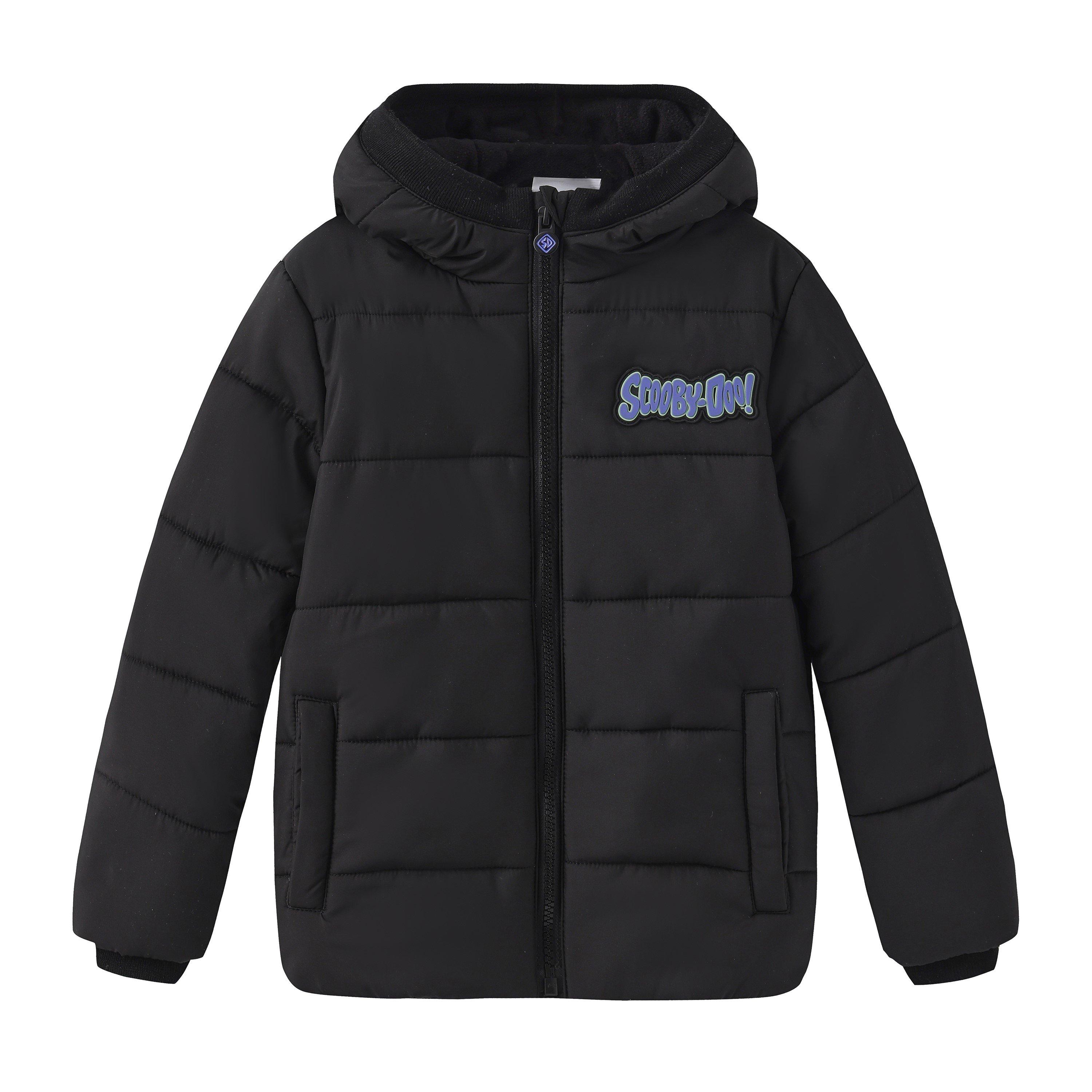 Scooby Doo - Character - Kids' Hooded Long Sleeve Padded Puffer Jacket - 1