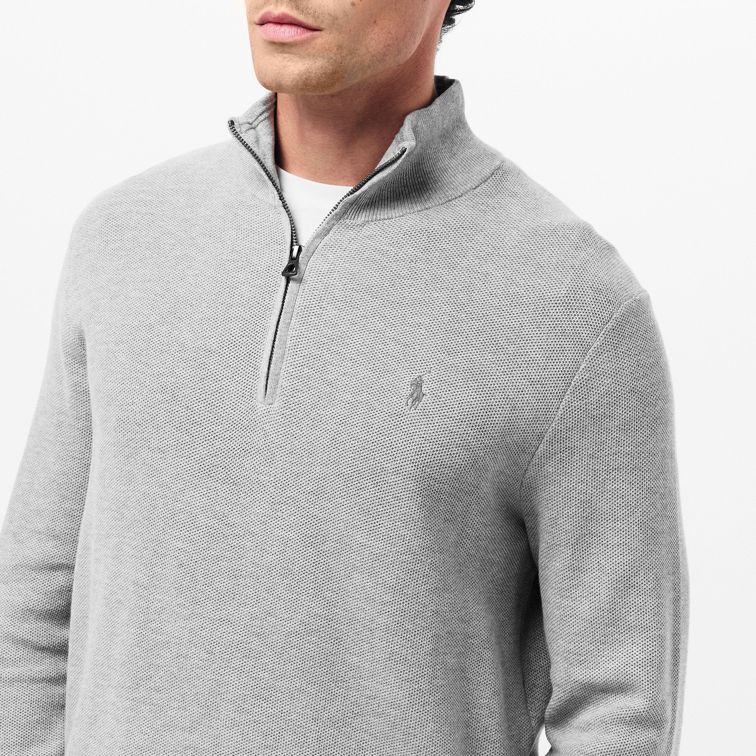 Andover Heather - Polo Ralph Lauren - Quarter-Zip Jumper - 5