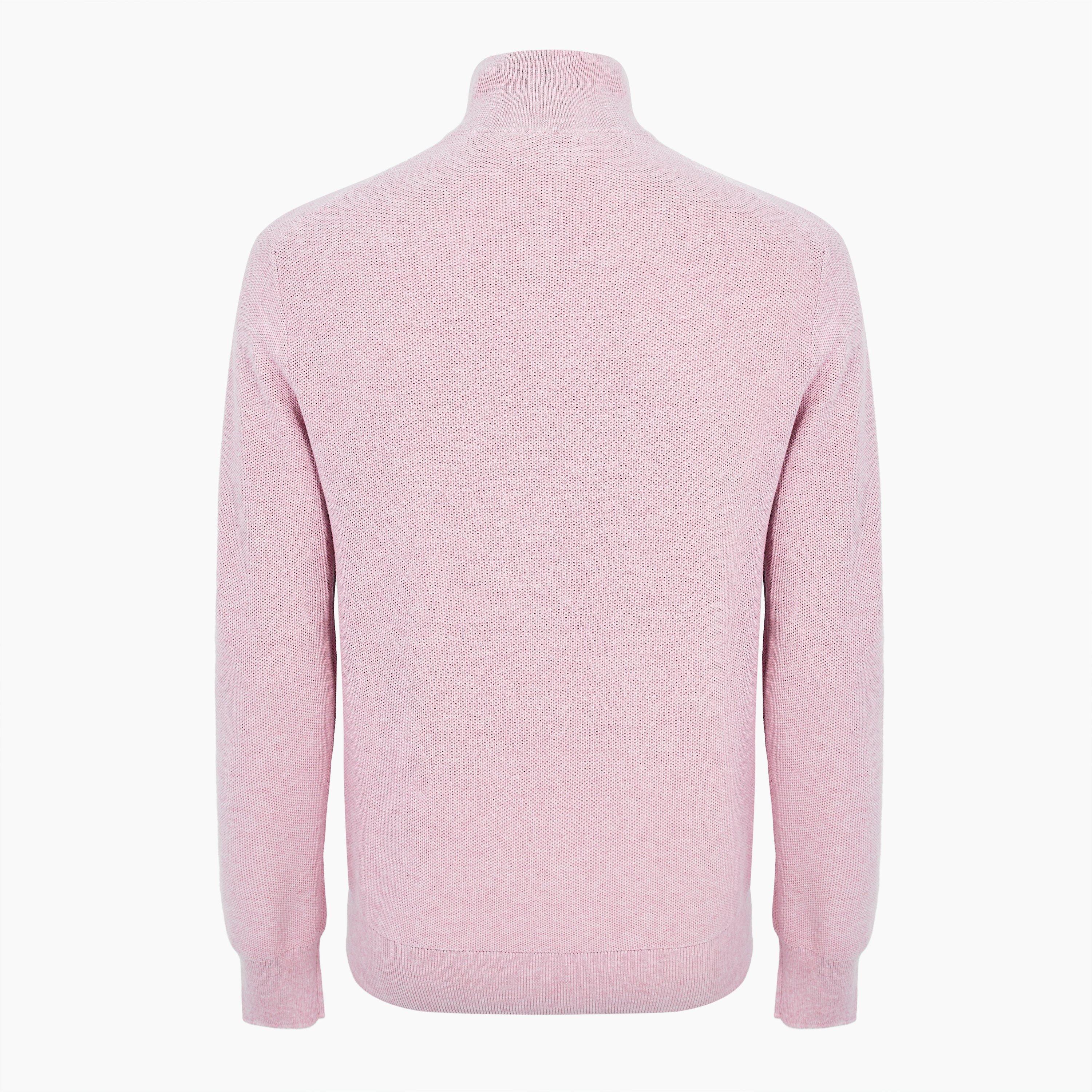 Ballet Pink - Polo Ralph Lauren - Quarter-Zip Jumper - 2