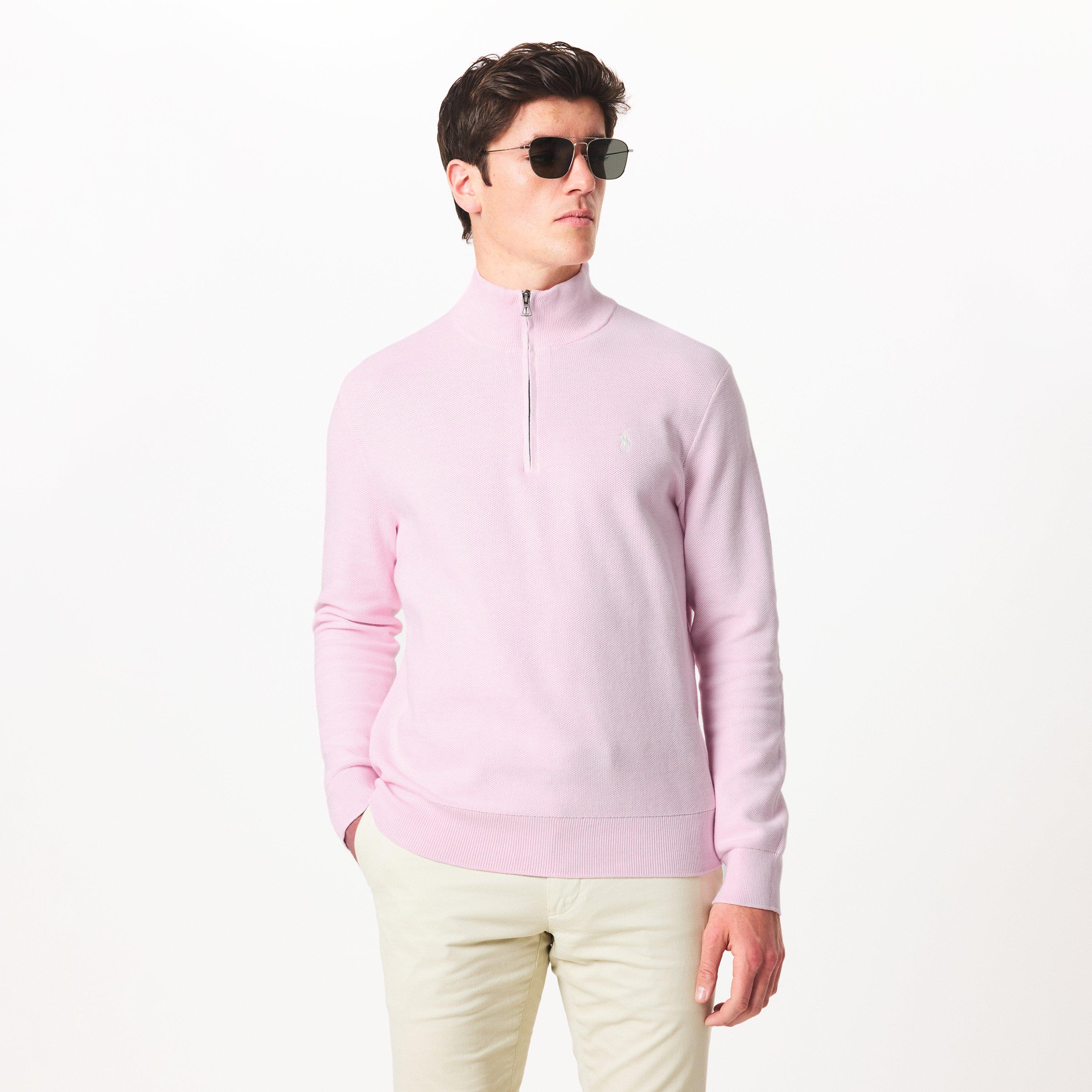 Ballet Pink - Polo Ralph Lauren - Quarter-Zip Jumper - 3