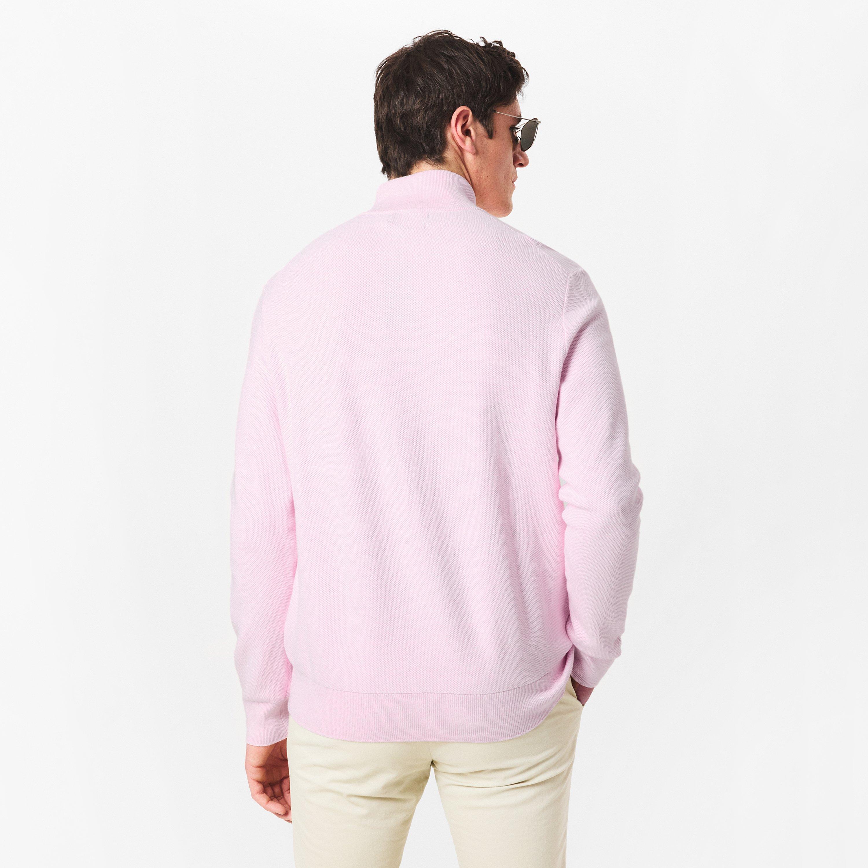 Ballet Pink - Polo Ralph Lauren - Quarter-Zip Jumper - 4
