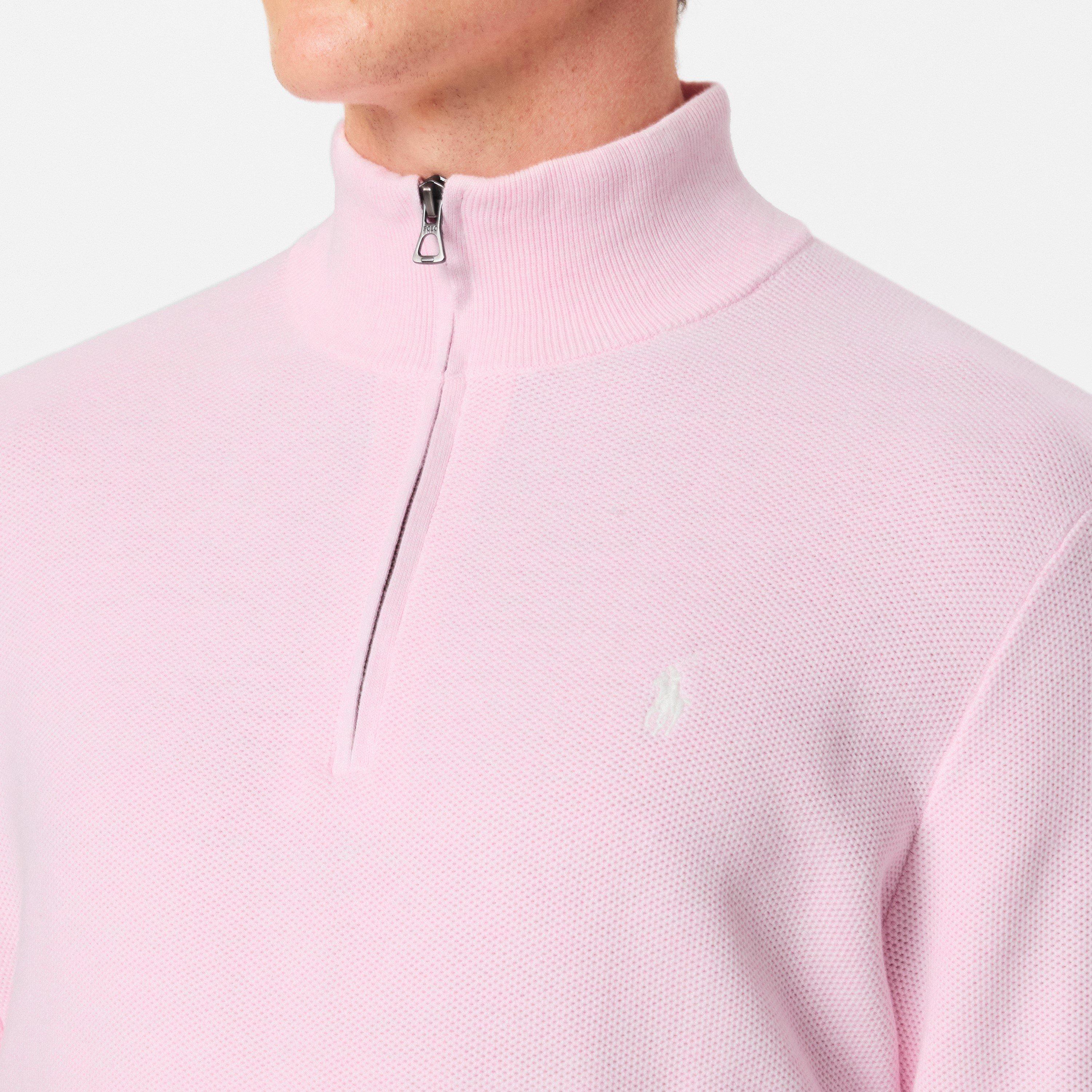 Ballet Pink - Polo Ralph Lauren - Quarter-Zip Jumper - 5