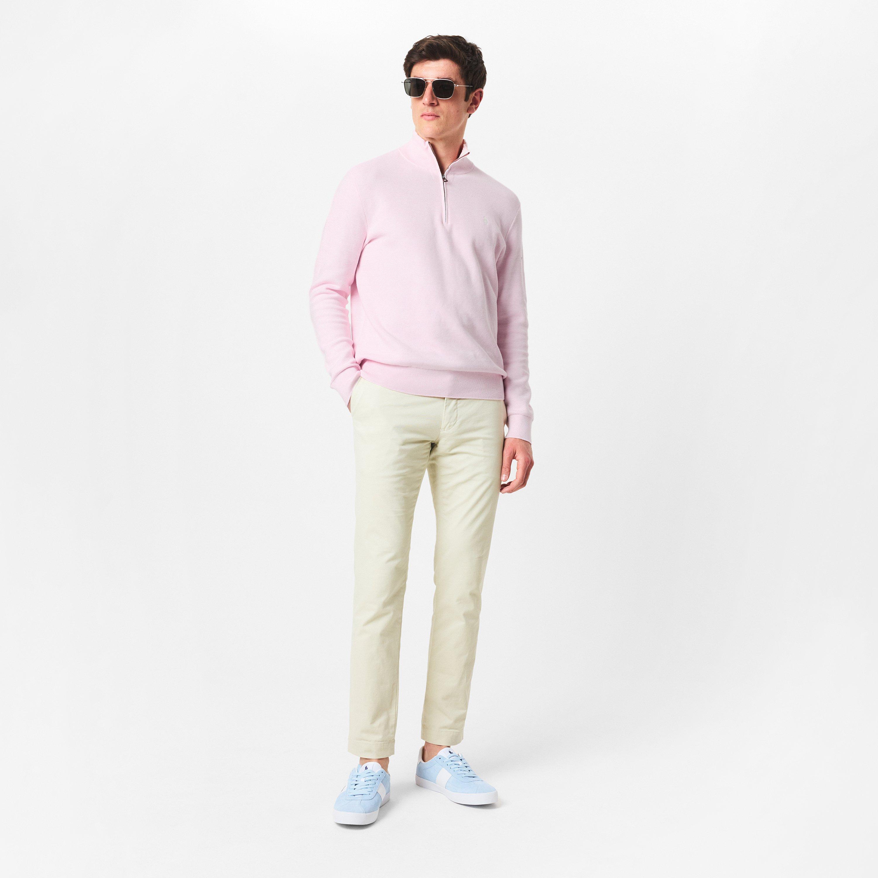 Ballet Pink - Polo Ralph Lauren - Quarter-Zip Jumper - 6