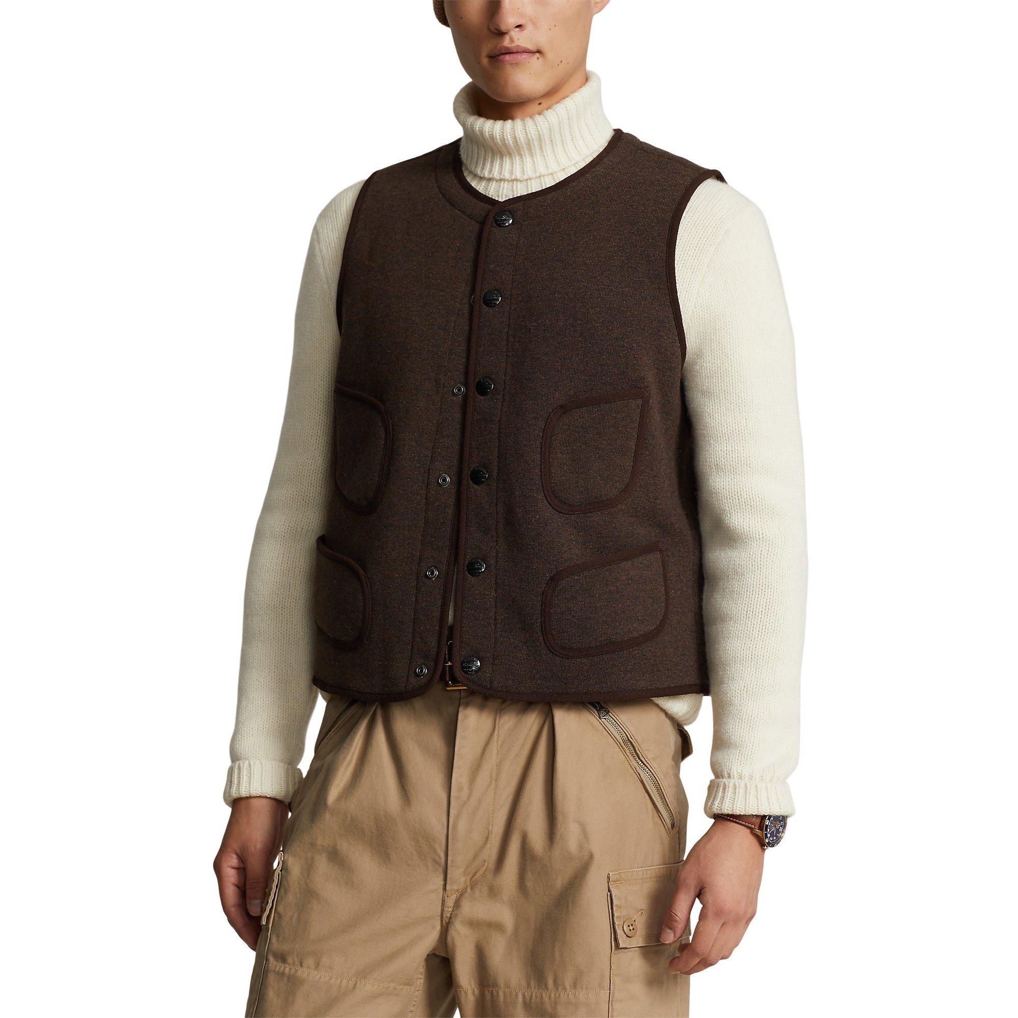 Brown Heather - Polo Ralph Lauren - Knit Vest - 2