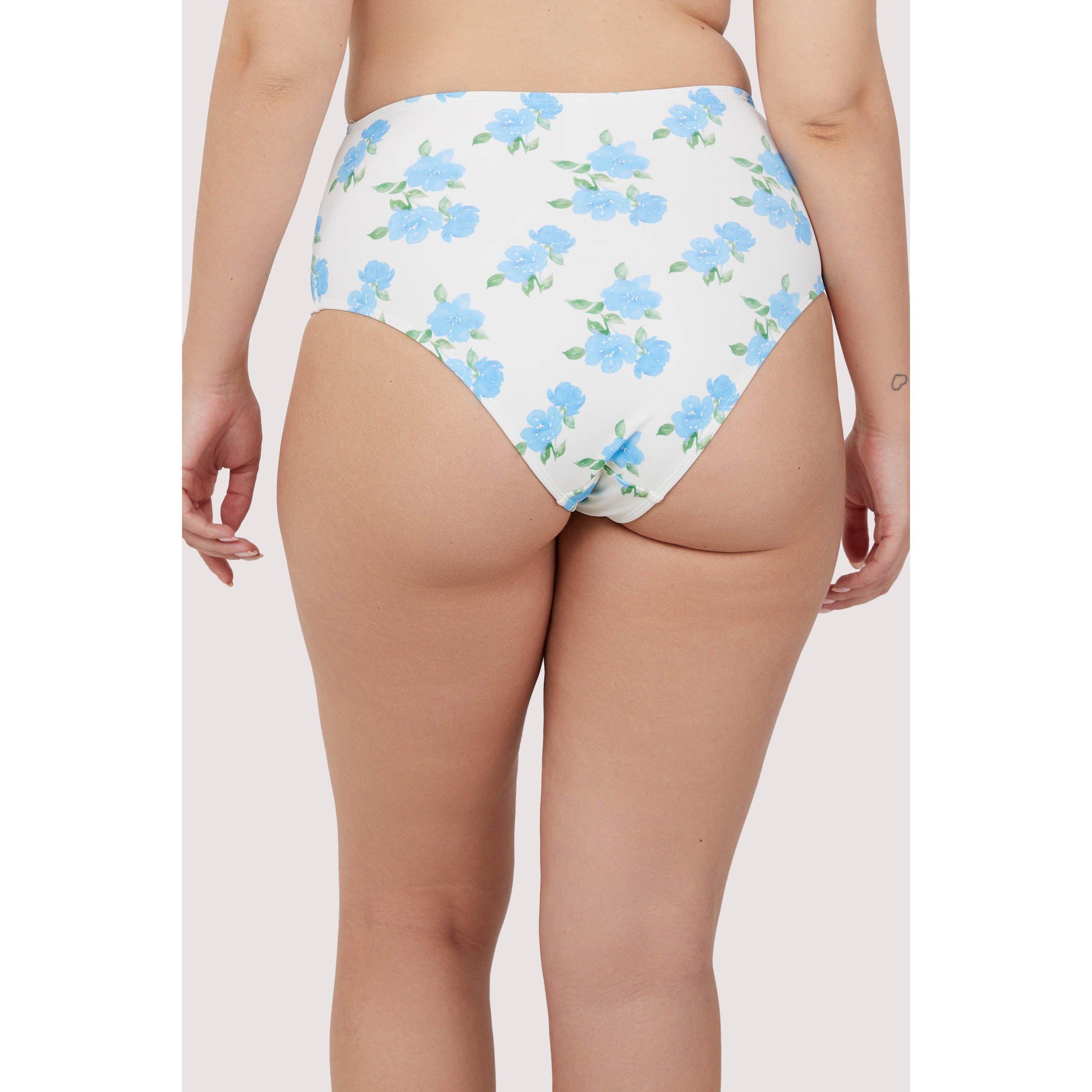 Abstract - Peek and Beau - Mix & Match  Floral High Waisted Bikini Bottom - 2