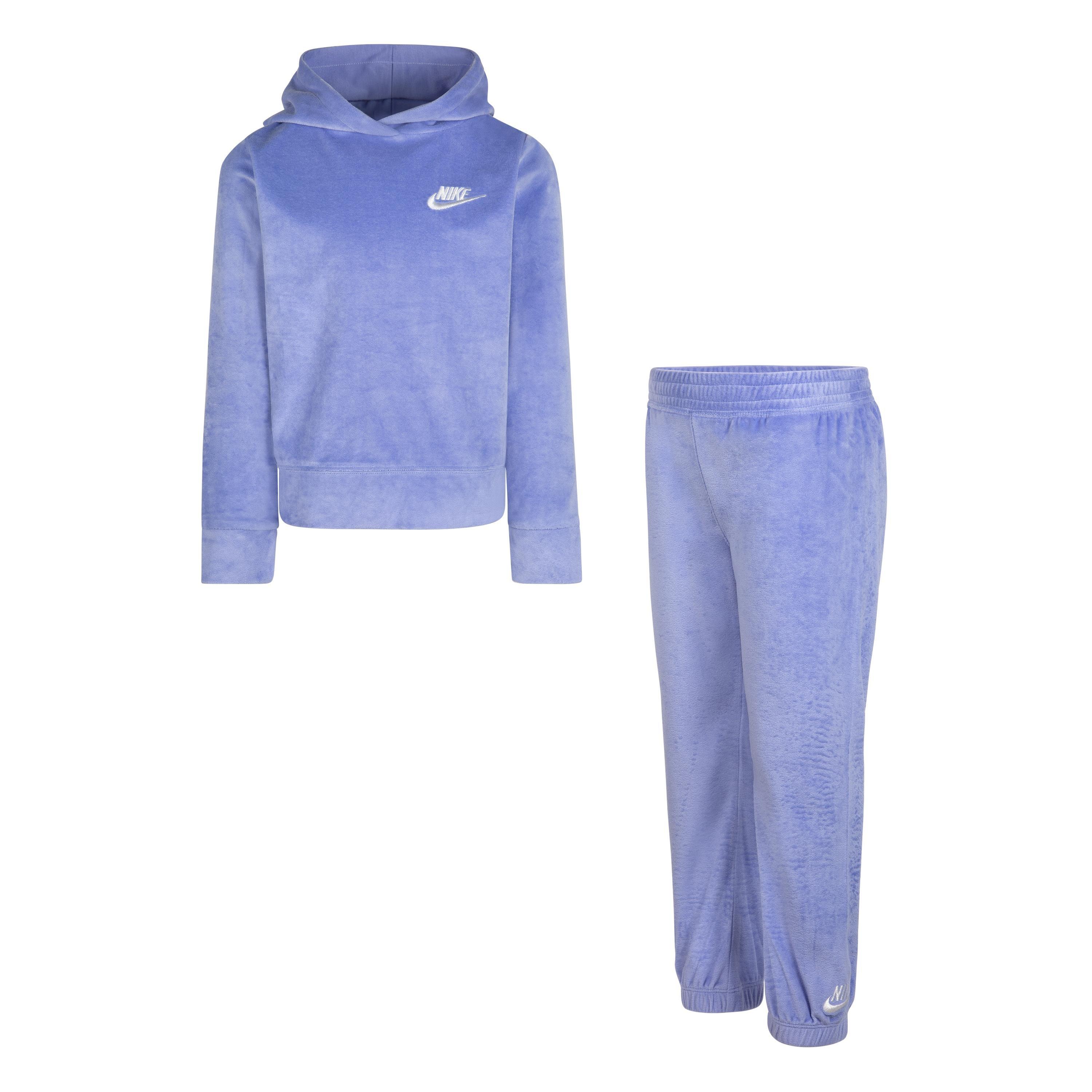 Light Thistle - Nike - Kids' Velour Jogger Set - 1