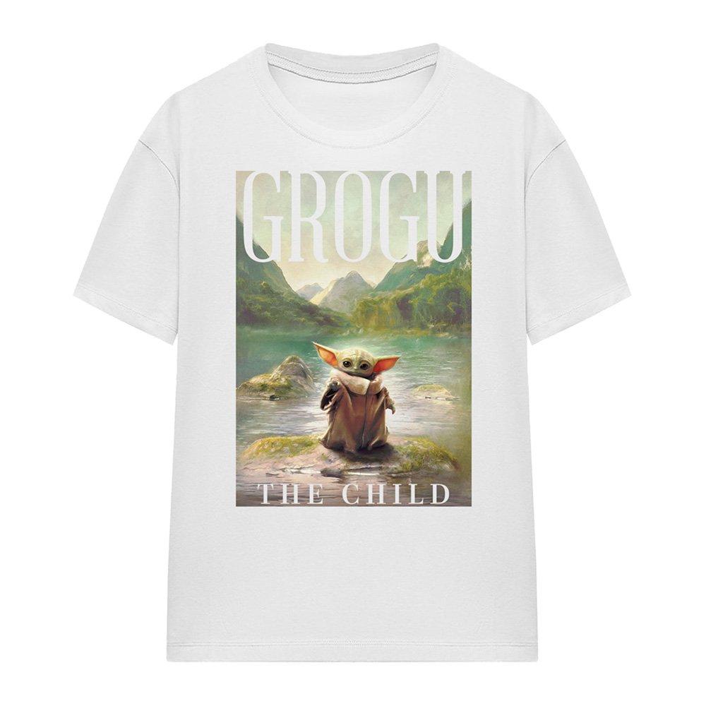 White - Star Wars - Book Of Boba Fett Grogu The Child Poster T-Shirt - 4
