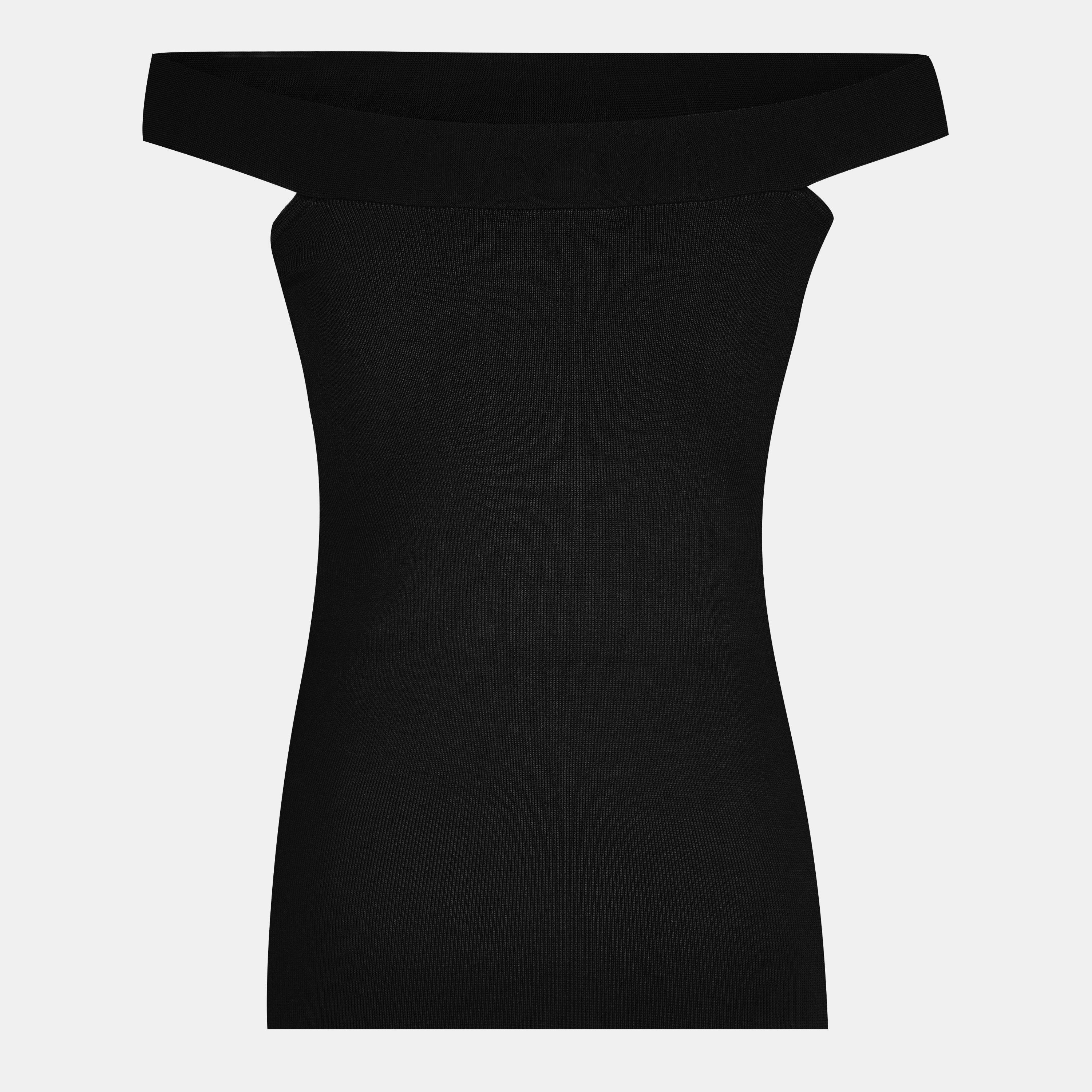 Black - Hugo - Satchie Knit Top - 5