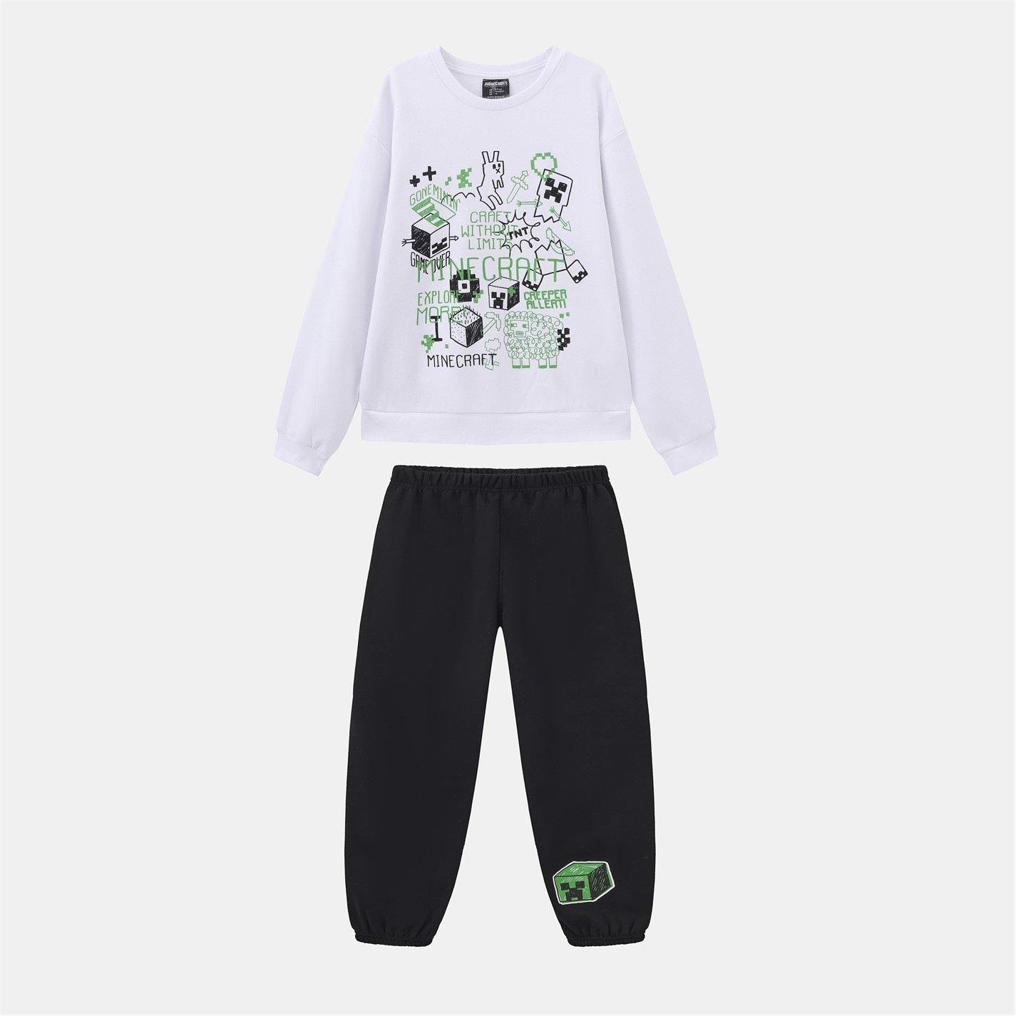 Minecraft - Character - Crew Sweatshirt + Pants Set Juniors - 1