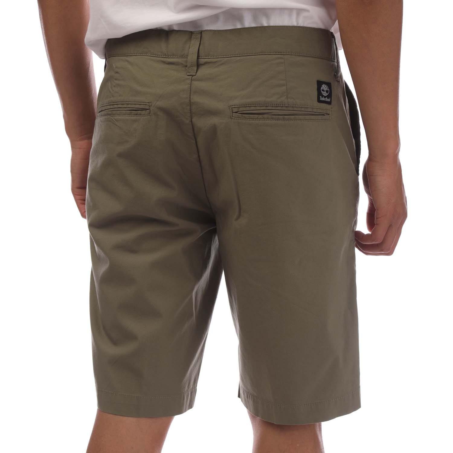 Grey - Timberland - Topsfield Poplin Chino Shorts - 2