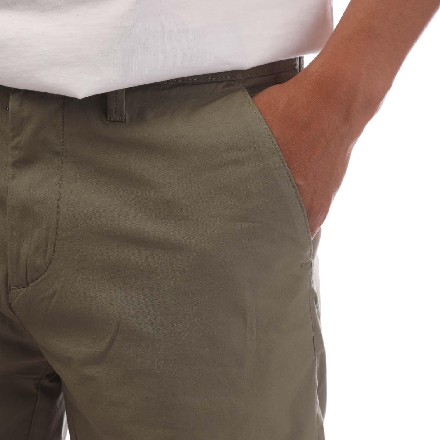 Grey - Timberland - Topsfield Poplin Chino Shorts - 3