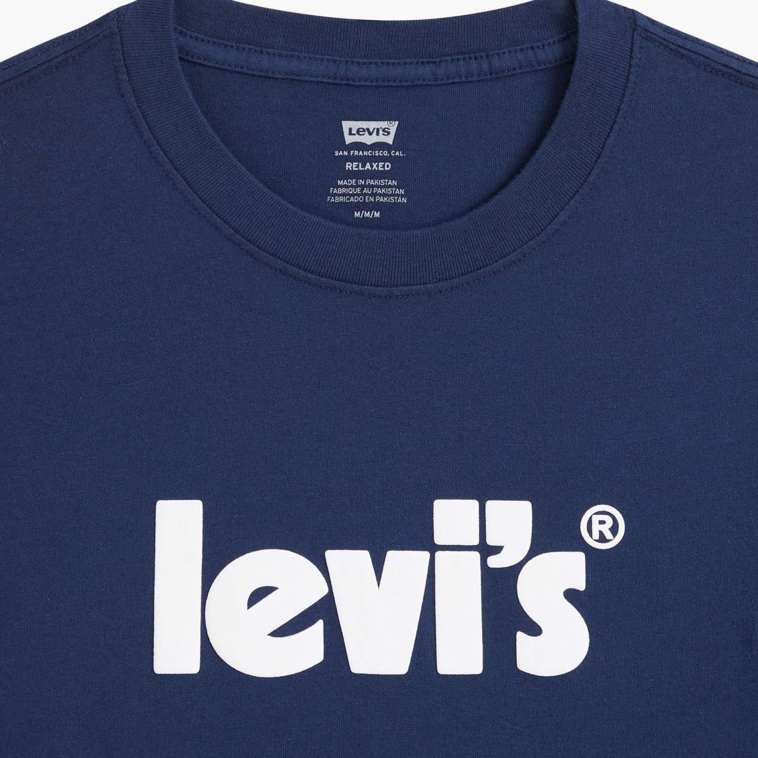 Dark Blue - Levis - Relaxed Fit T-Shirt - 4