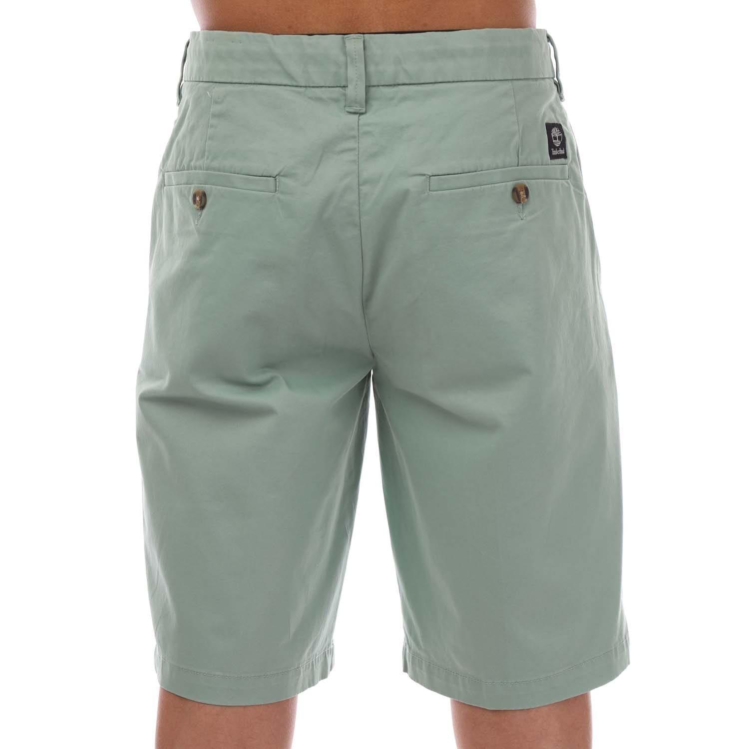 Green - Timberland - Claremont Twill Chino Shorts - 2