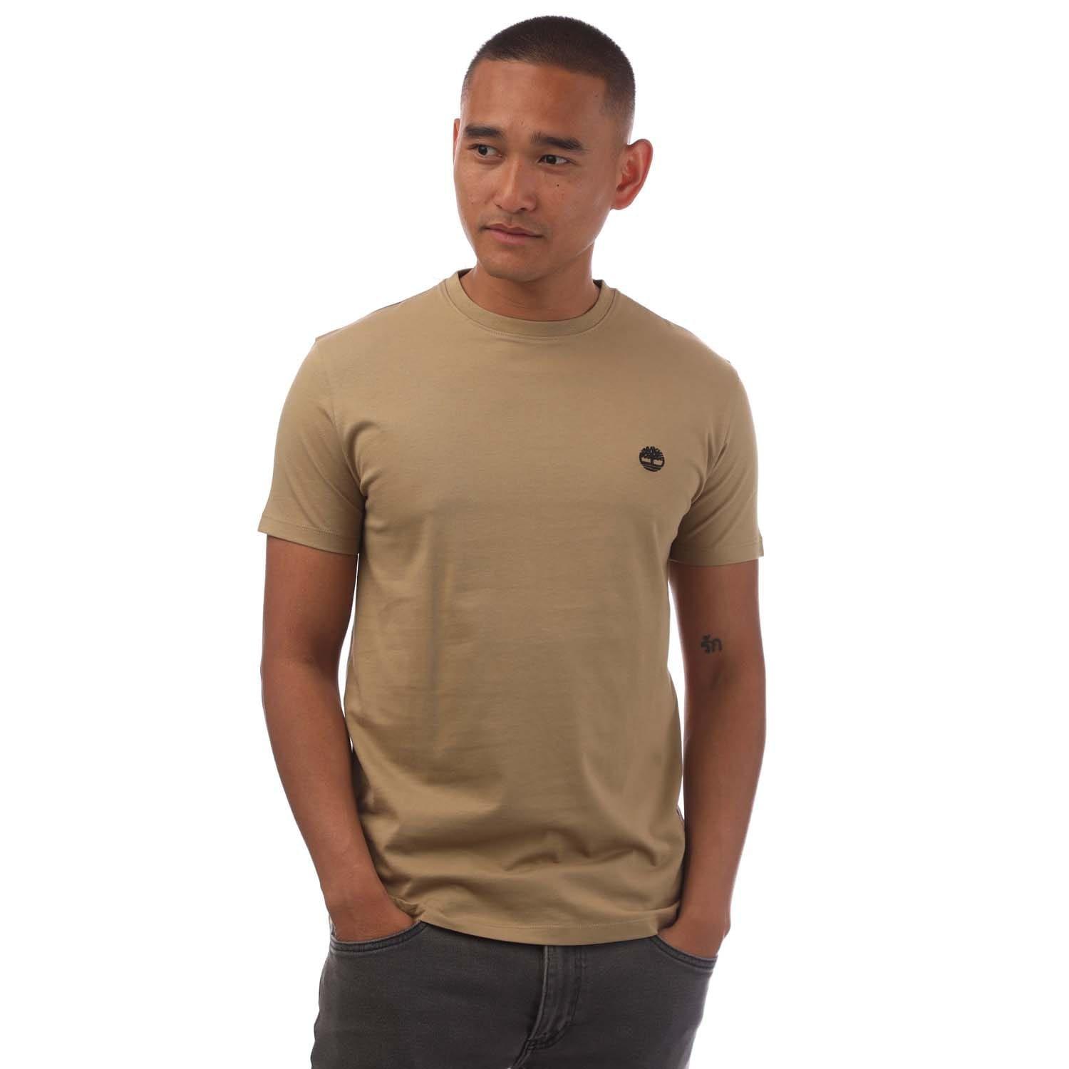 Brown - Timberland - Oyster River Logo T-Shirt - 1