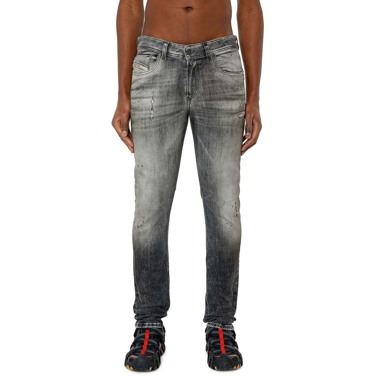Black Grey - Diesel - 1979 Sleenker Low-Rise Skinny-Fit Jeans - 1