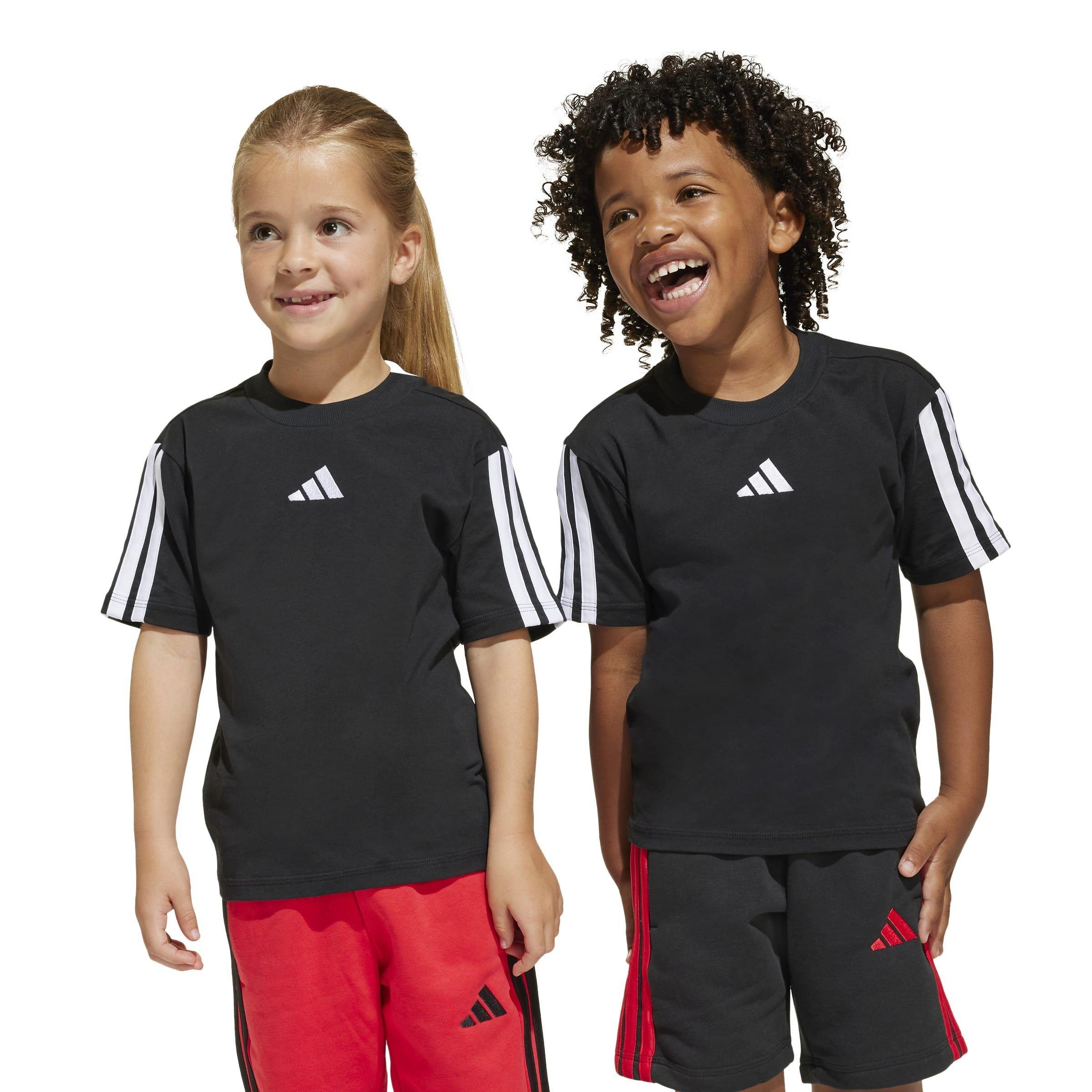 Zwart/Wit - adidas - 3S Essentials T Shirt Infants - 2