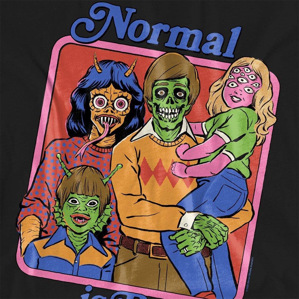 Black - Steven Rhodes - Steven Rhodes Normal Is Boring T Shirt Black - 2