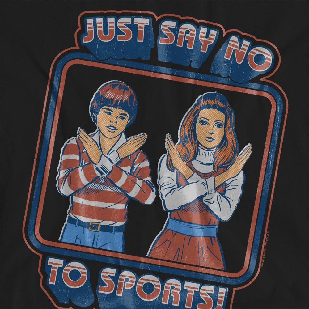 Black - Steven Rhodes - Steven Rhodes Say No To Sports T Shirt Black - 2