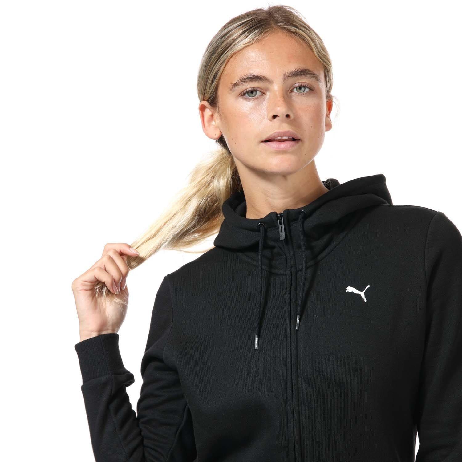 Black - Puma - Essentials Full Zip Hoody - 5