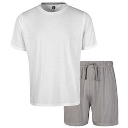 Light and Shade LightandShade Crew Neck Tee and Short Pyjama Set Mens