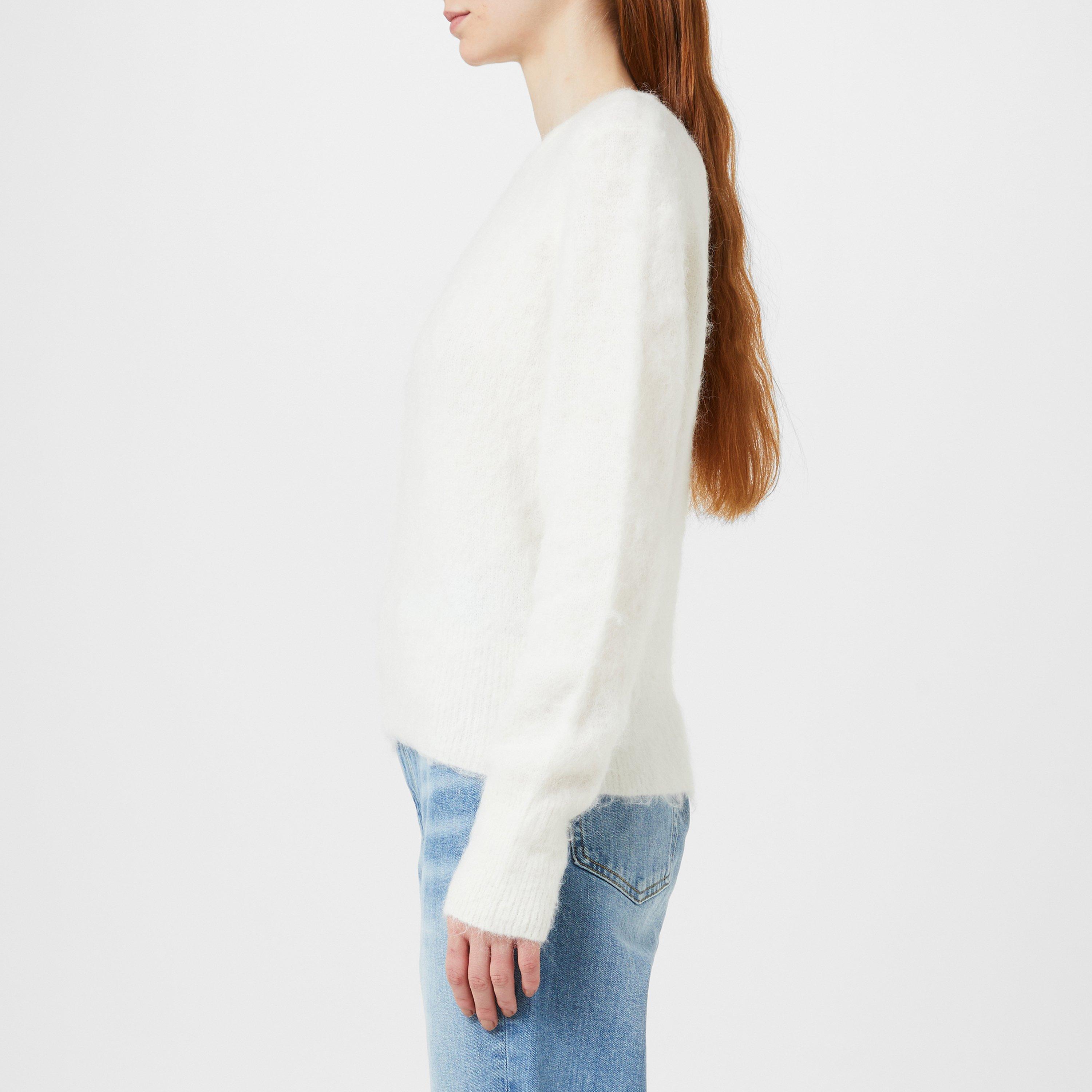 Open White 118 - Boss - Women's Fleuretty Knitwear Jumper - 2