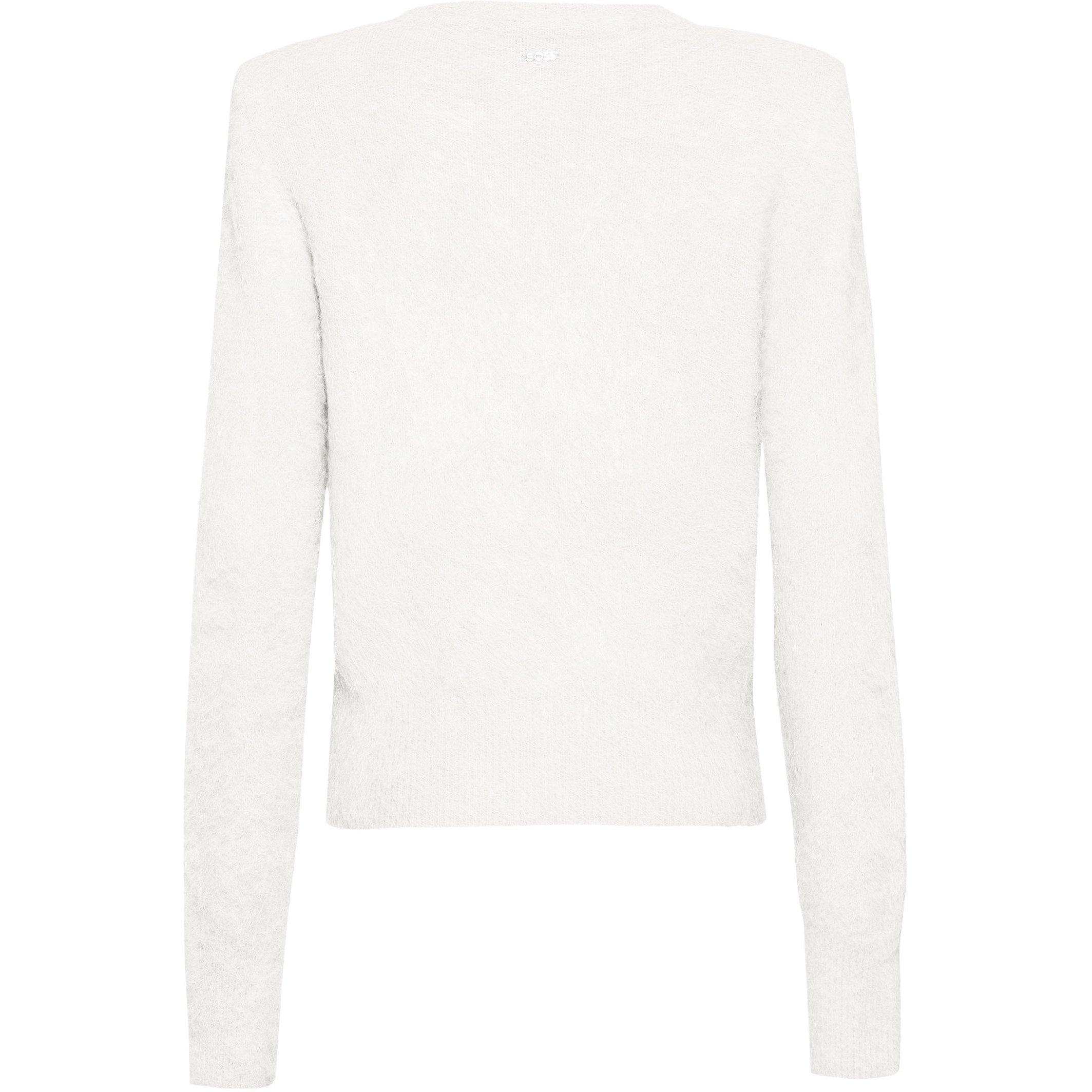 Open White 118 - Boss - Women's Fleuretty Knitwear Jumper - 6