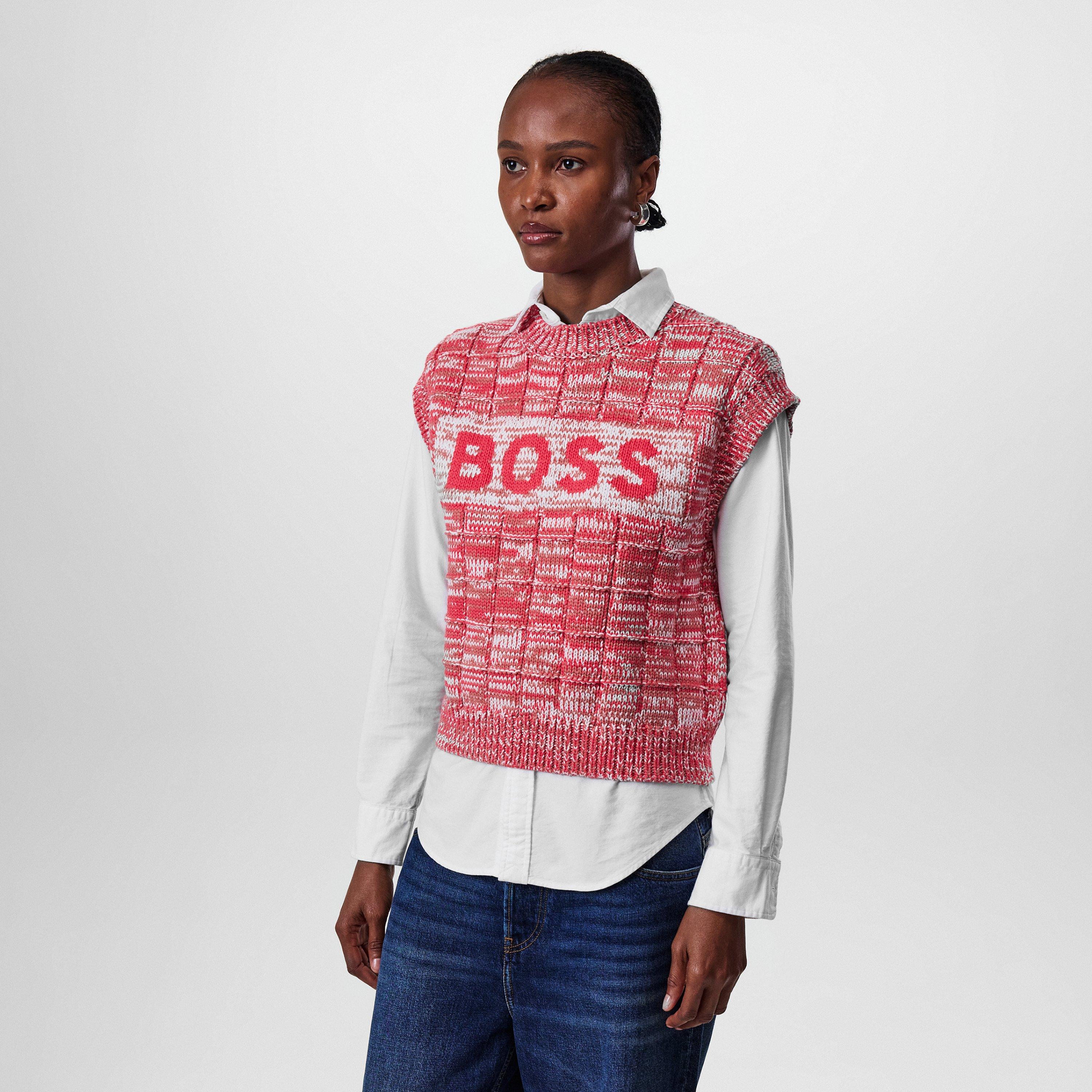Open Miscellane - Boss - Fanaro Sweater Vest, Large, Logo - 3