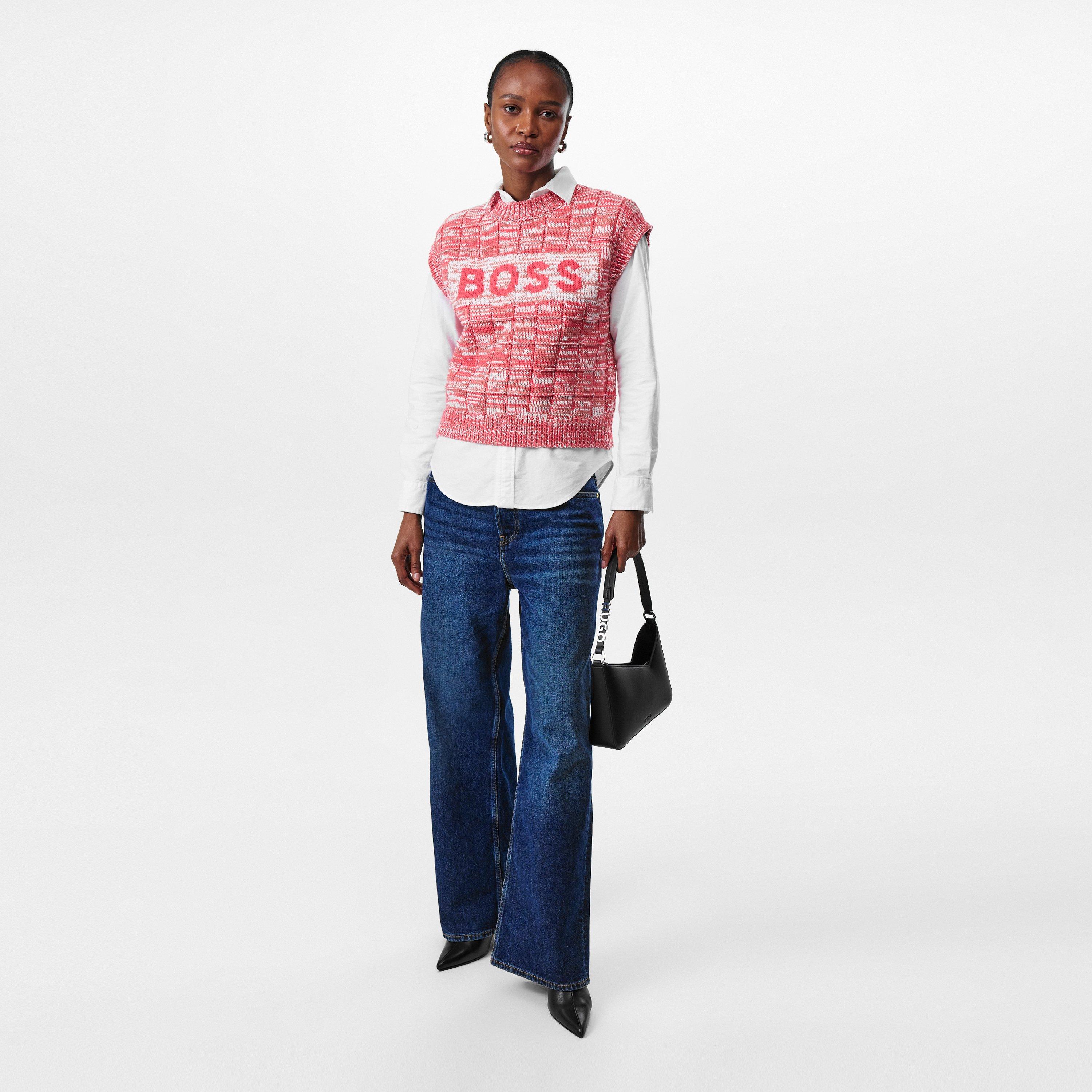 Open Miscellane - Boss - Fanaro Sweater Vest, Large, Logo - 6