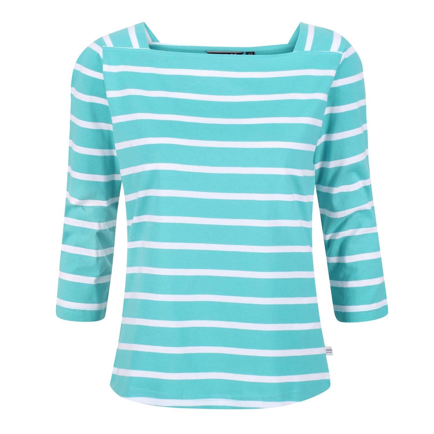 Turquoise - Regatta - Polexia Cotton 3/4 Top - 3
