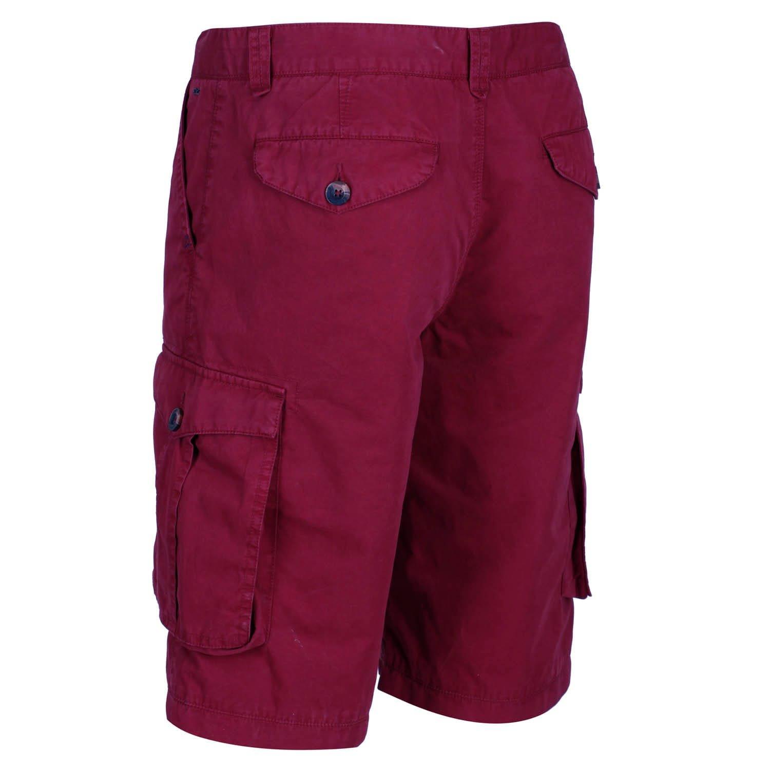 Red - Regatta - Shorebay Vintage Look Cargo Shorts - 2