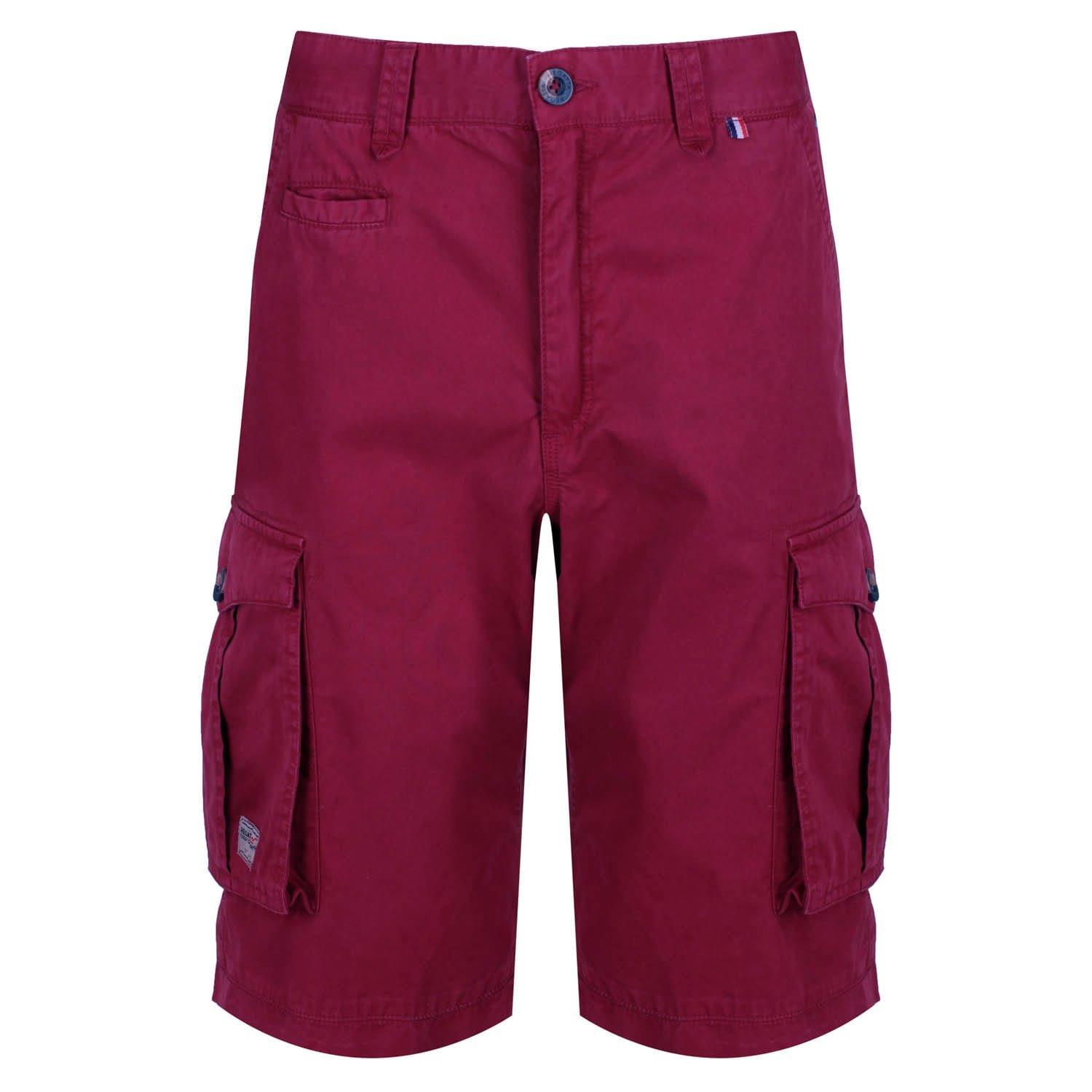 Red - Regatta - Shorebay Vintage Look Cargo Shorts - 3