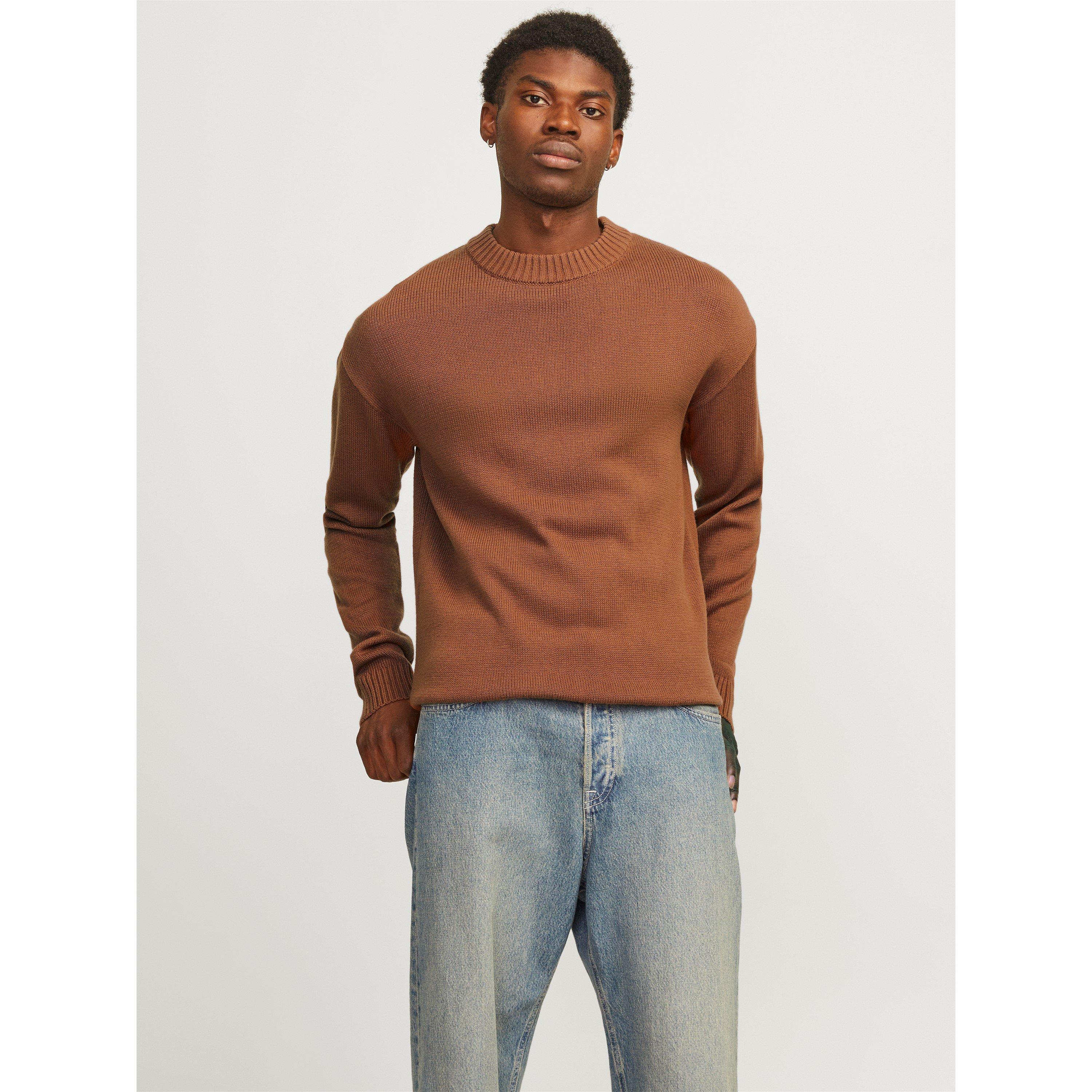 Moka Bisque - Jack and Jones - Relax Crew Neck Jumper - 2