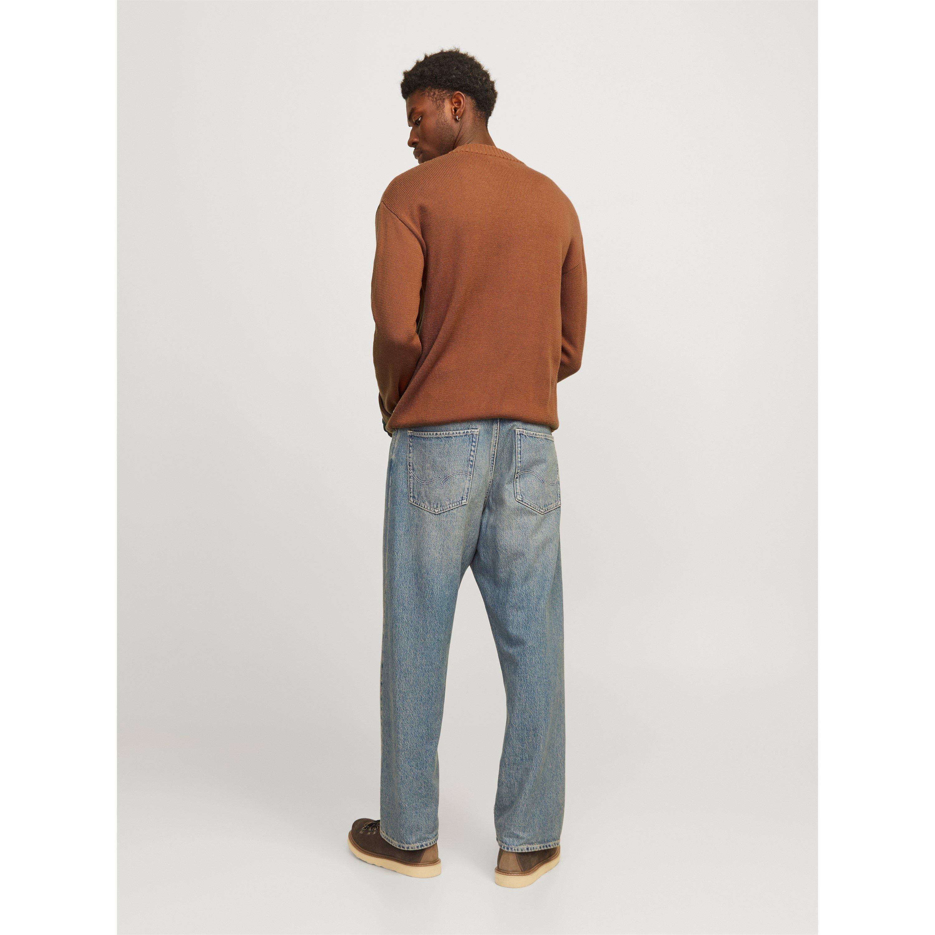 Moka Bisque - Jack and Jones - Relax Crew Neck Jumper - 4