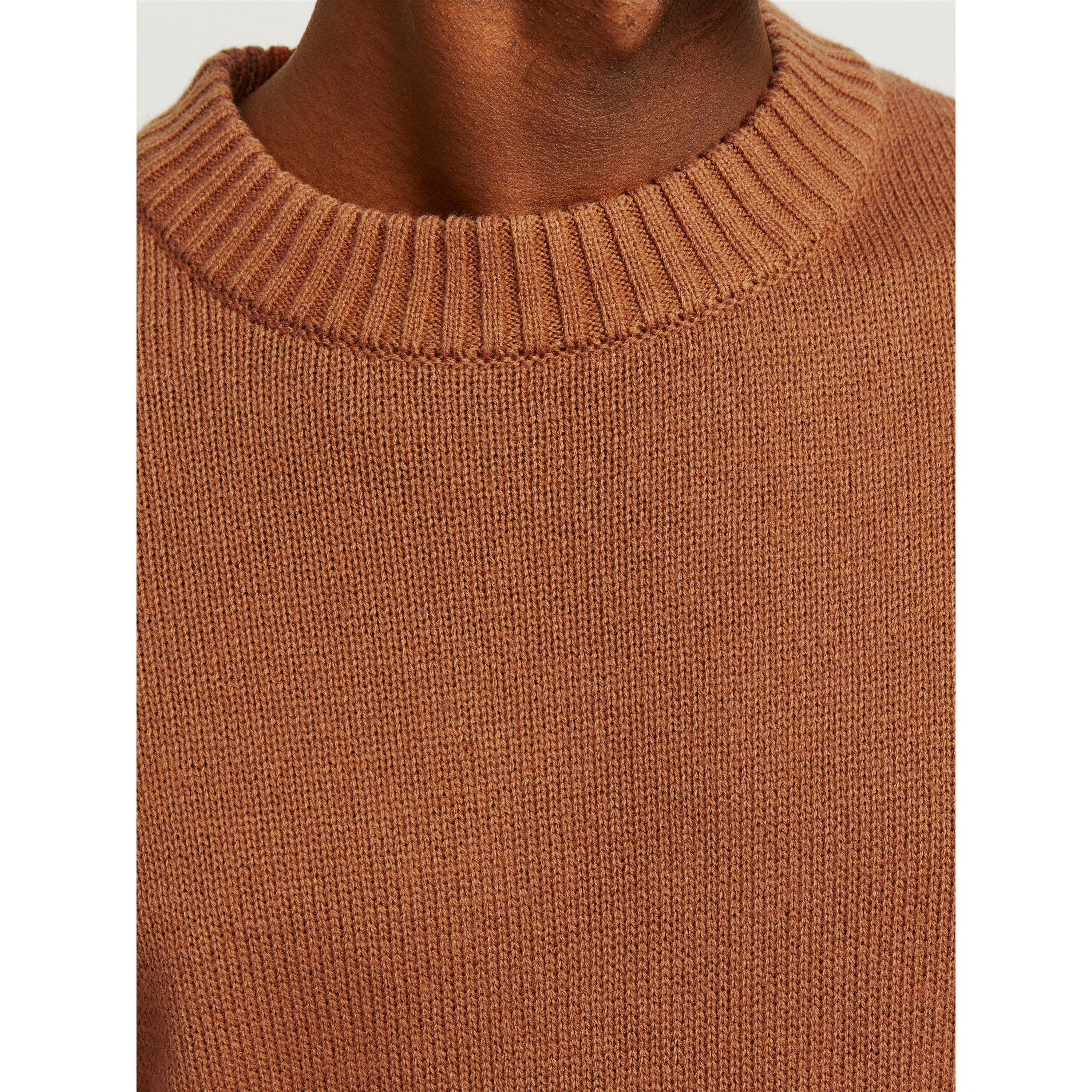 Moka Bisque - Jack and Jones - Relax Crew Neck Jumper - 7