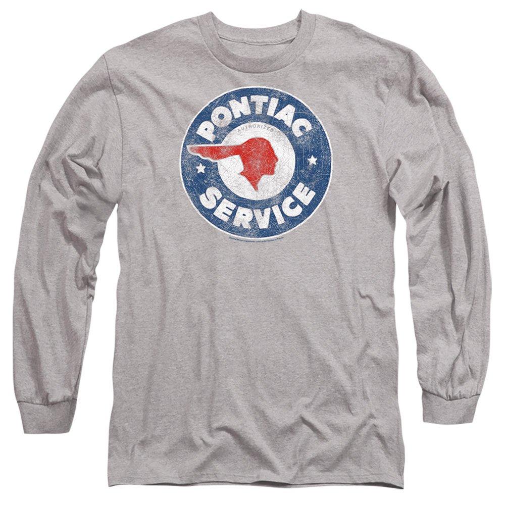 Grey - Other - Pontiac Vintage Pontiac Service Long Sleeve T-Shir - 1