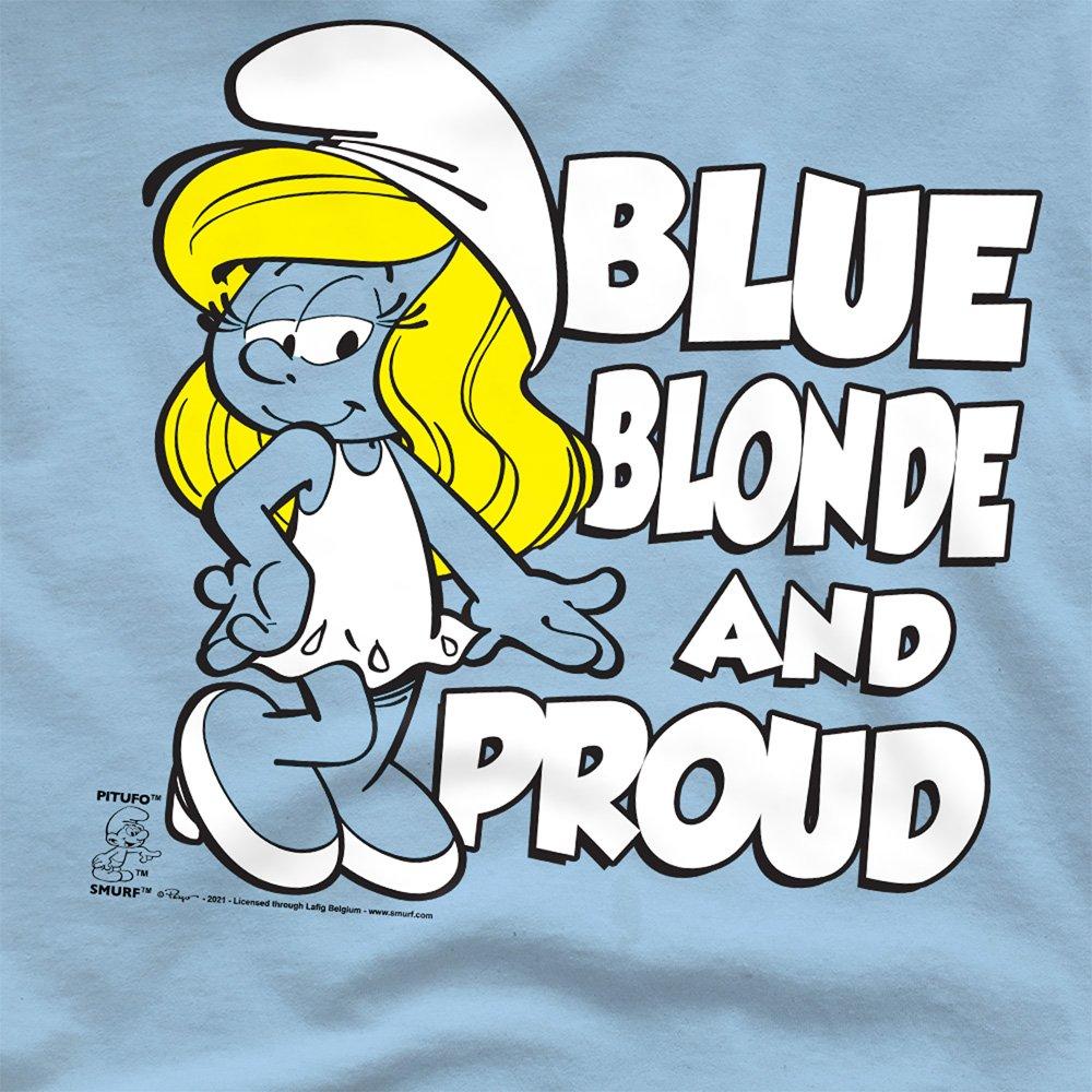 Blue - Other - Smurfs Blue Blonde And Proud T Shirt Light Blue - 2