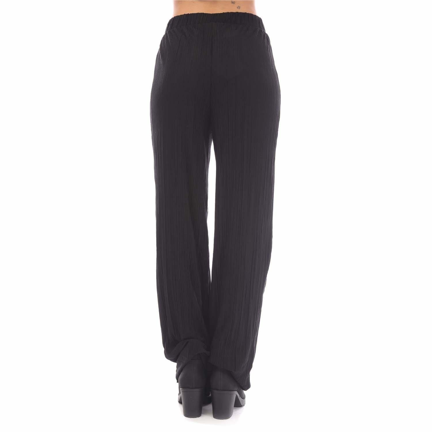 Black - Vero Moda - Cira Plisse Trousers - 2