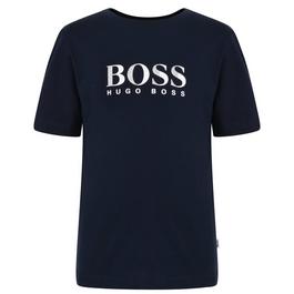 Boss Boys Short Sleeve Big Logo T Shirt