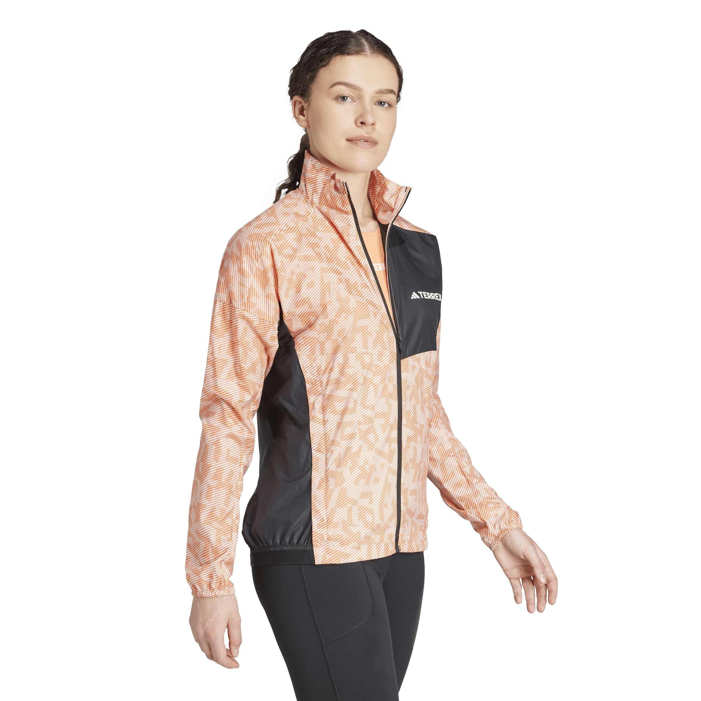 Pink - adidas - Terrex Trail Running Wind Jacket - 6