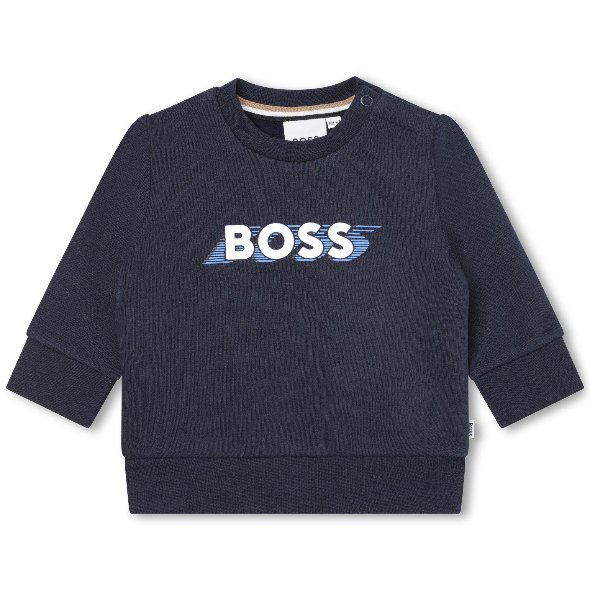 Marina 849 - Boss - Kids Shadow Logo Crew Sweater - 1